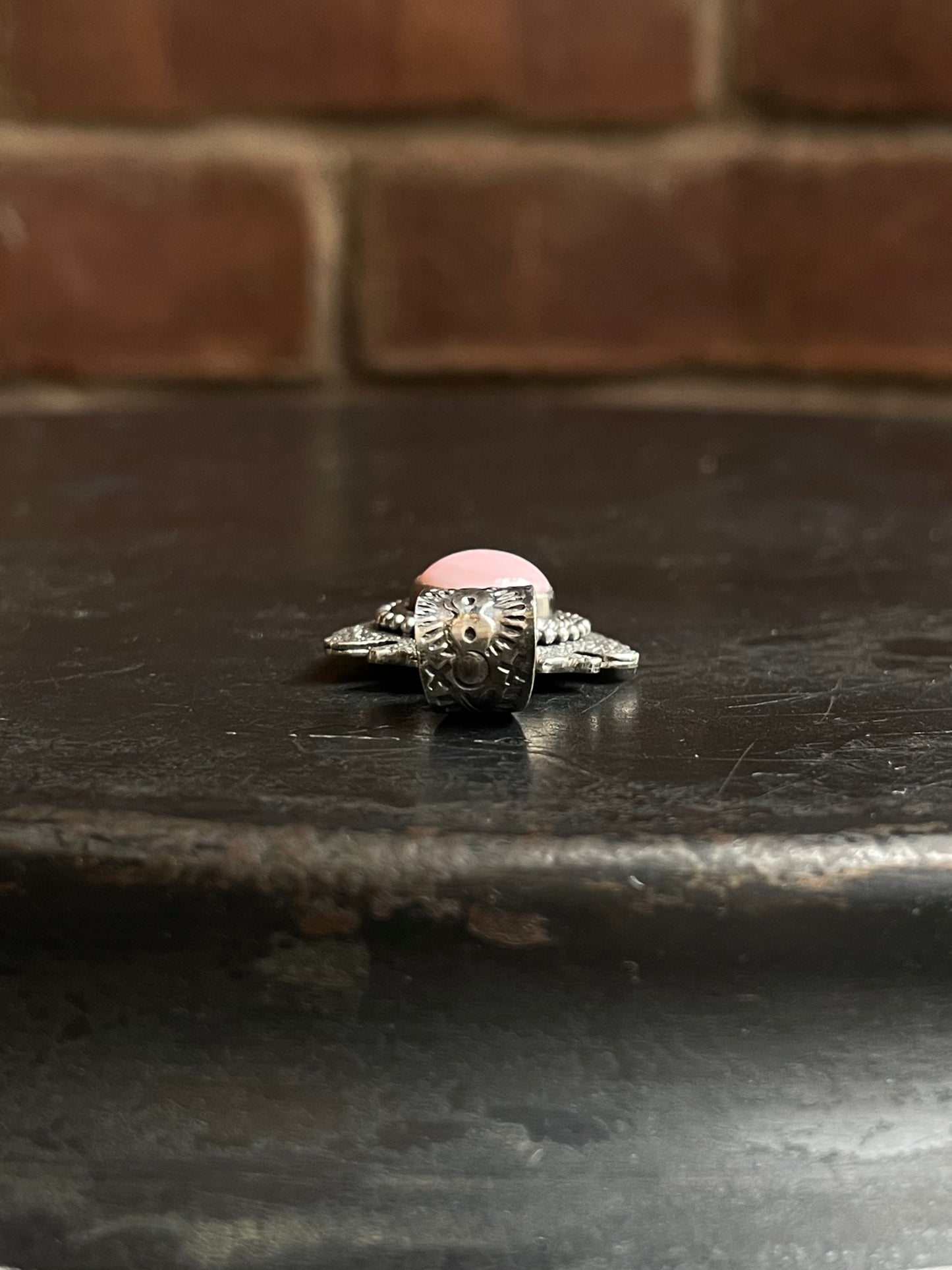 Pink Conch Arrow Head Pendant | 925 Sterling Silver E960