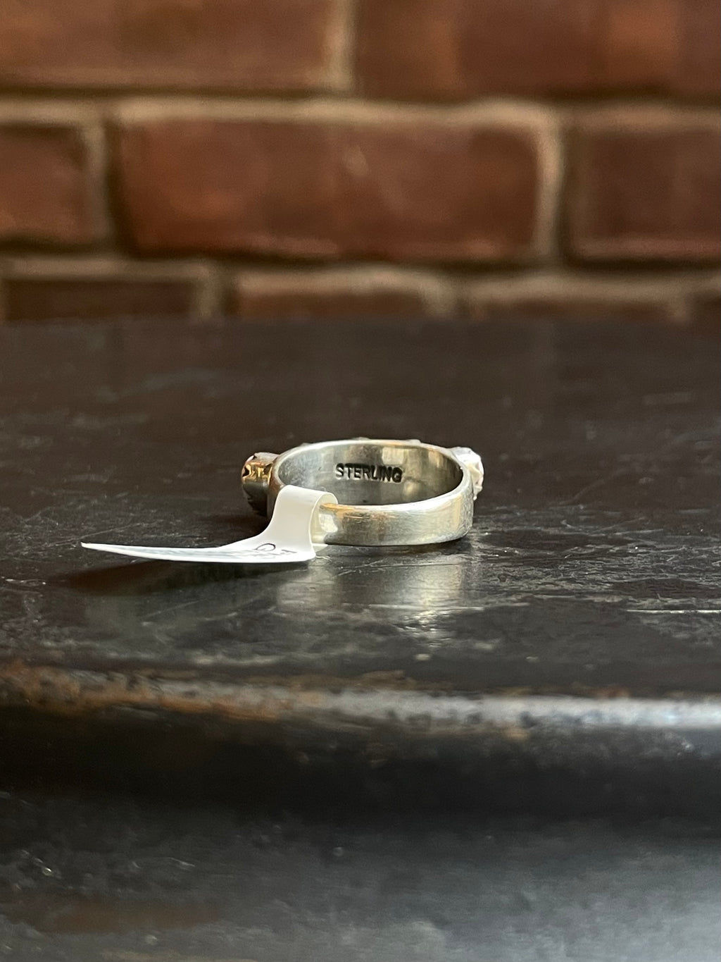 Pink Conch Ring | Sterling Silver | Size 7 | A317