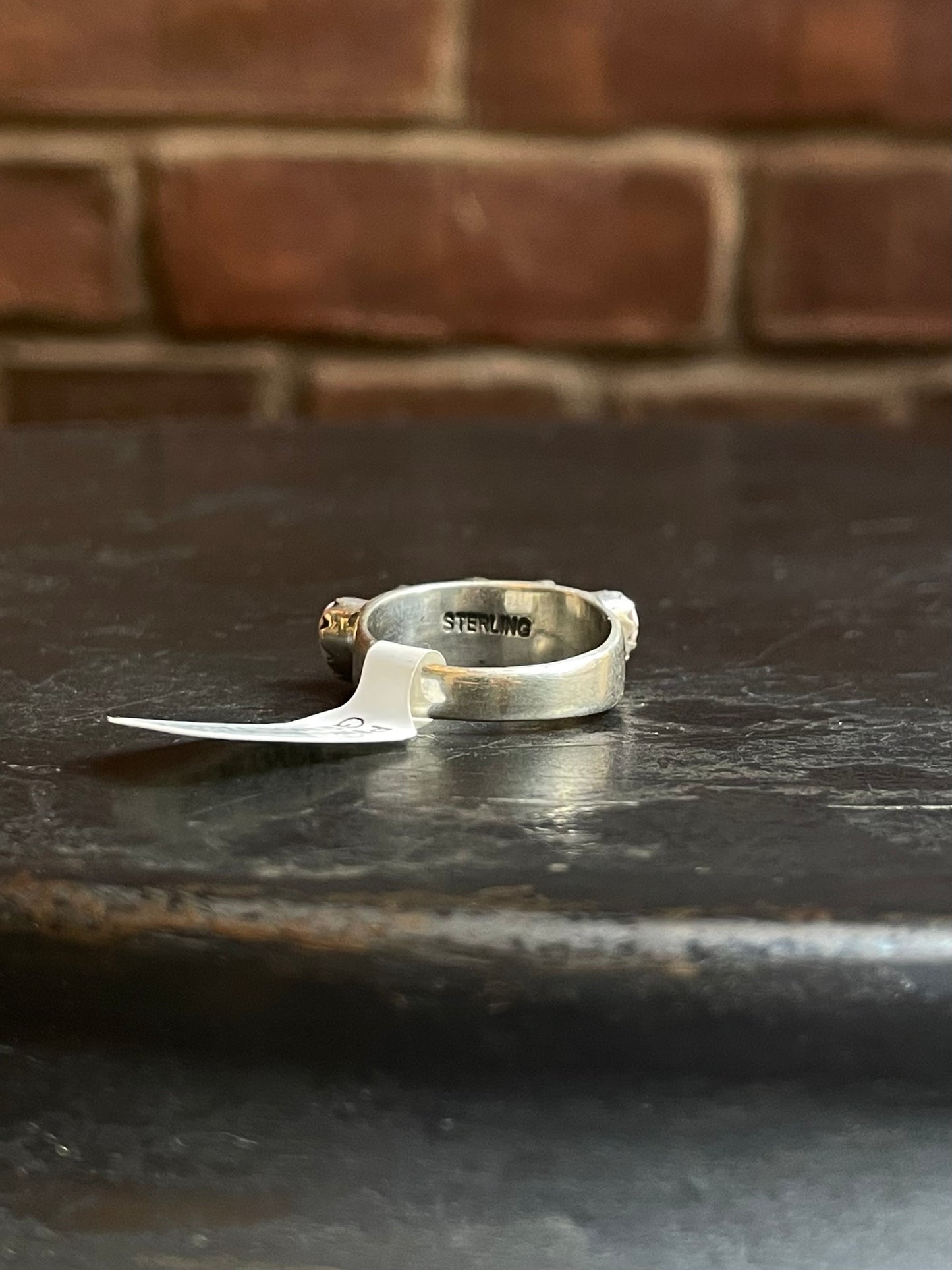 Pink Conch Ring | Sterling Silver | Size 7 | A317
