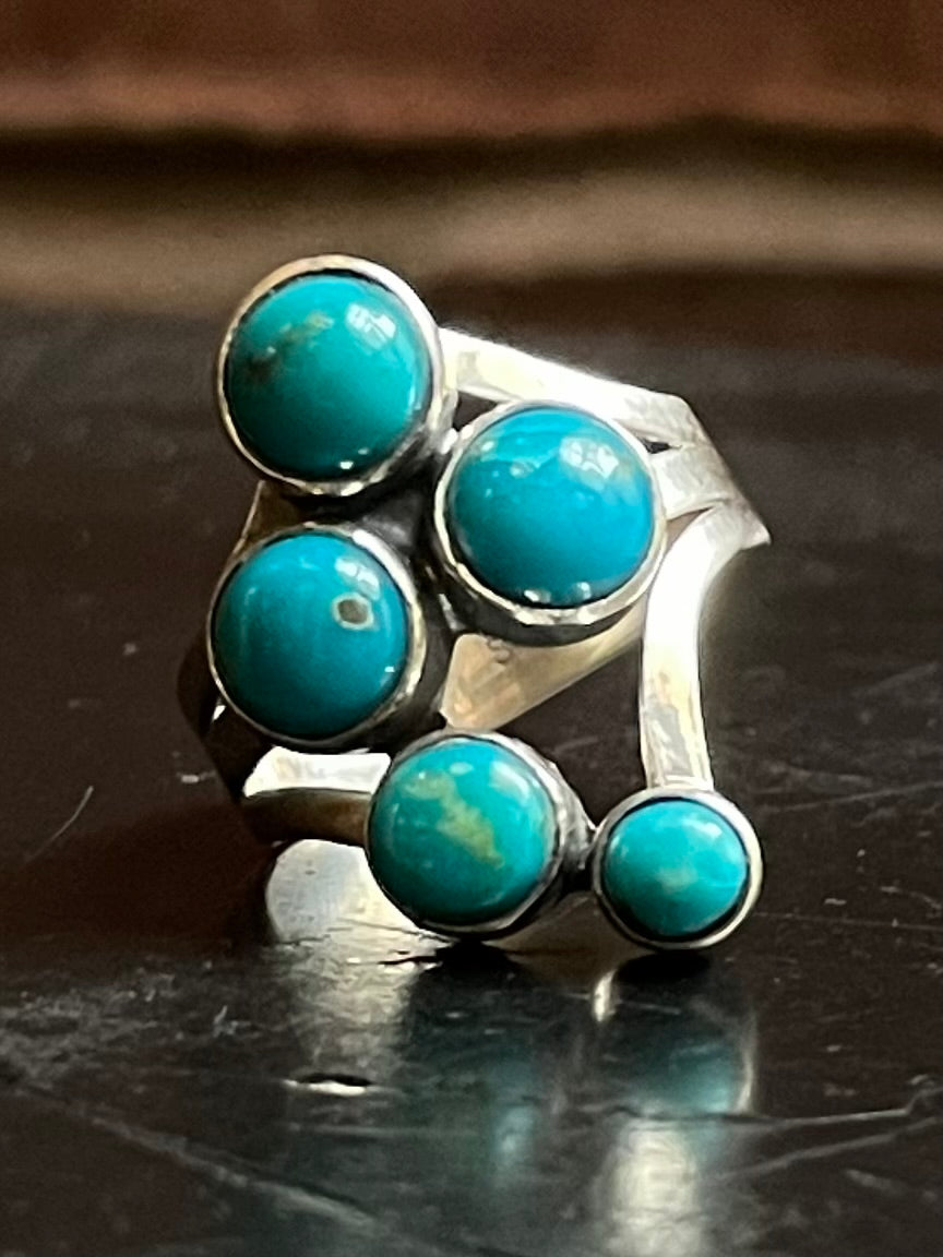 Kingman Turquoise Ring Size 10.25 | 925 Sterling Silver G491