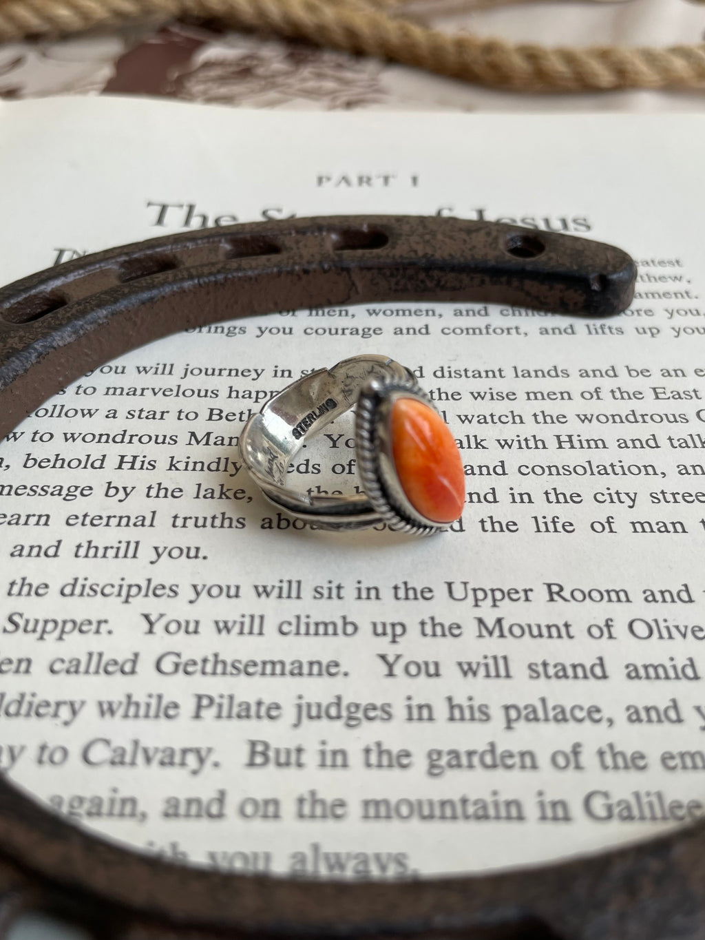 Spiny Oyster Ring Size 8.25 | 925 Sterling Silver G797