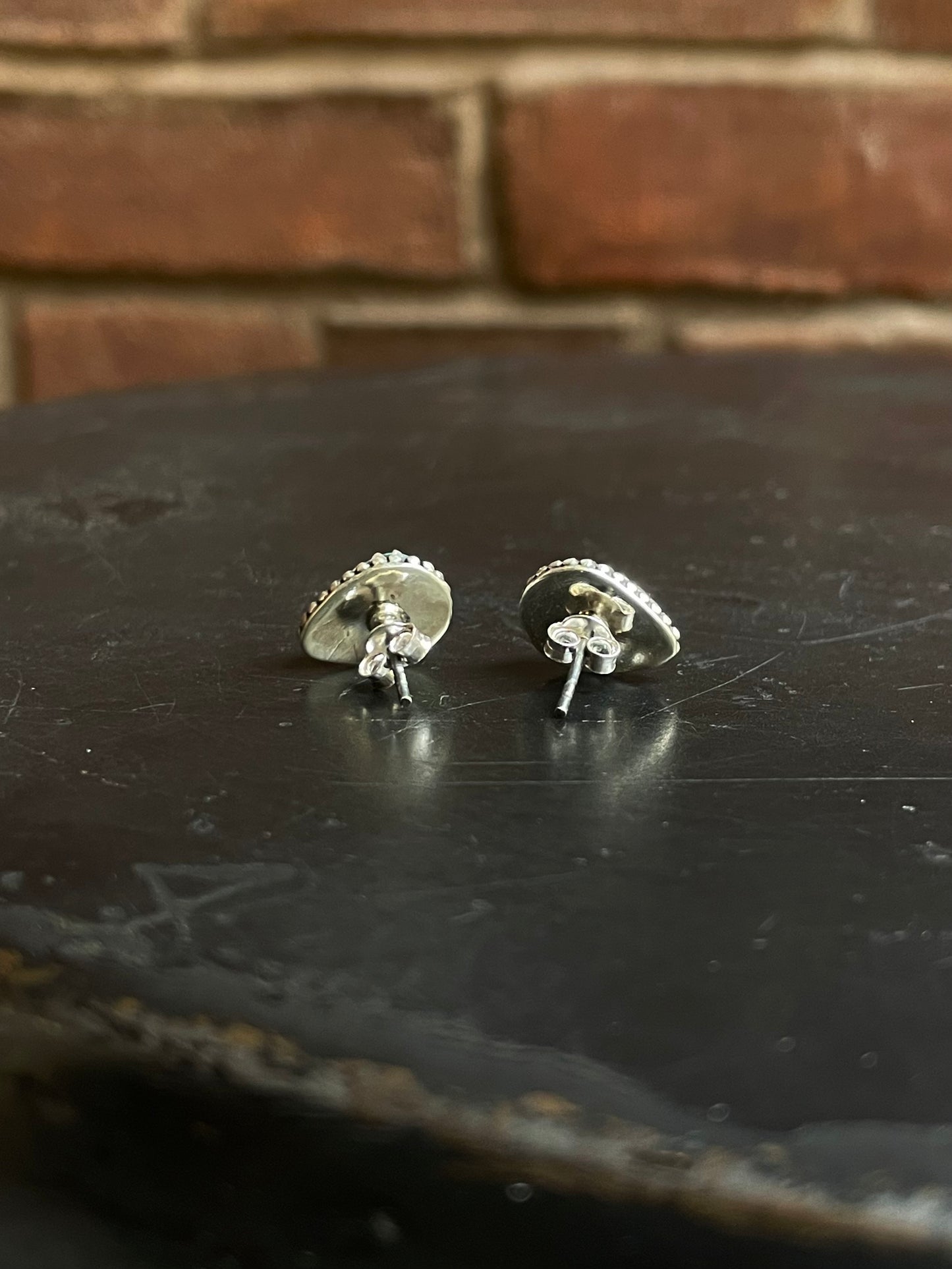 Kingman Turquoise Teardrop Stud Earrings | 925 Sterling Silver E811