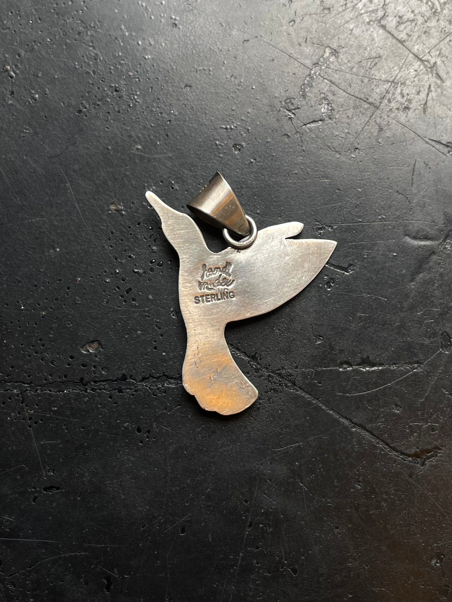 Turquoise Hummingbird Pendant | 925 Sterling Silver E516