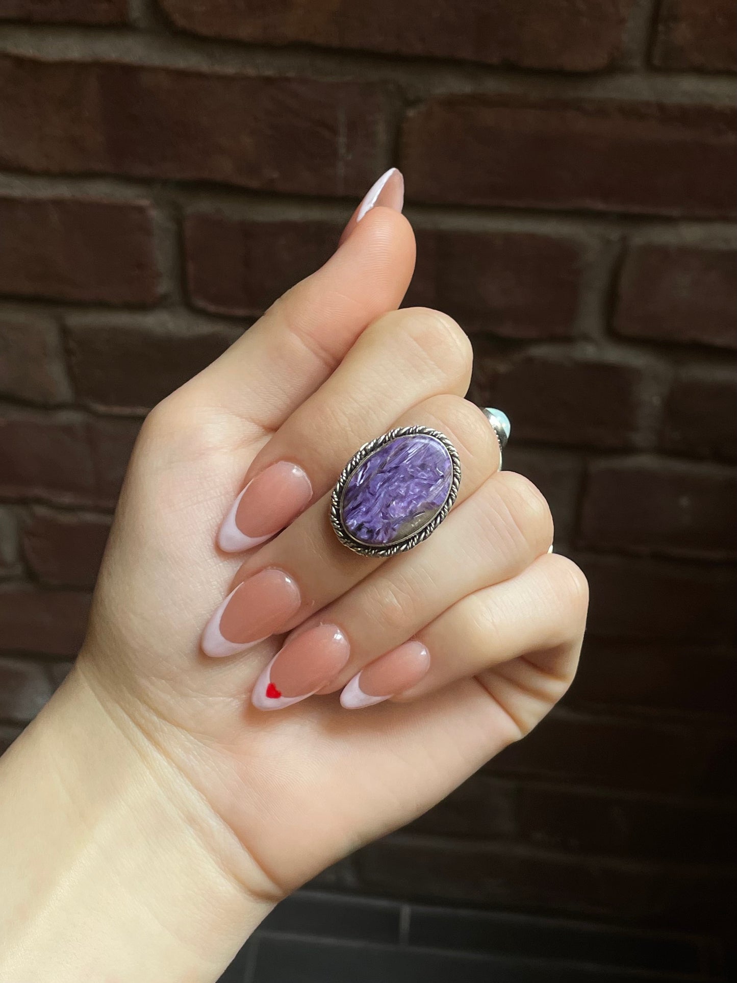 Charoite Ring Size 6 | 925 Sterling Silver E774
