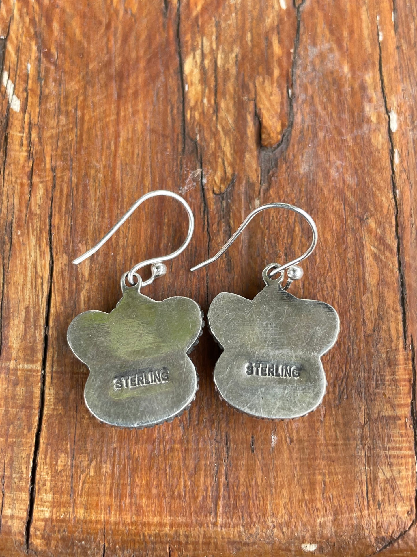 Pink Conch Paw Dangle Earrings | 925 Sterling Silver B955