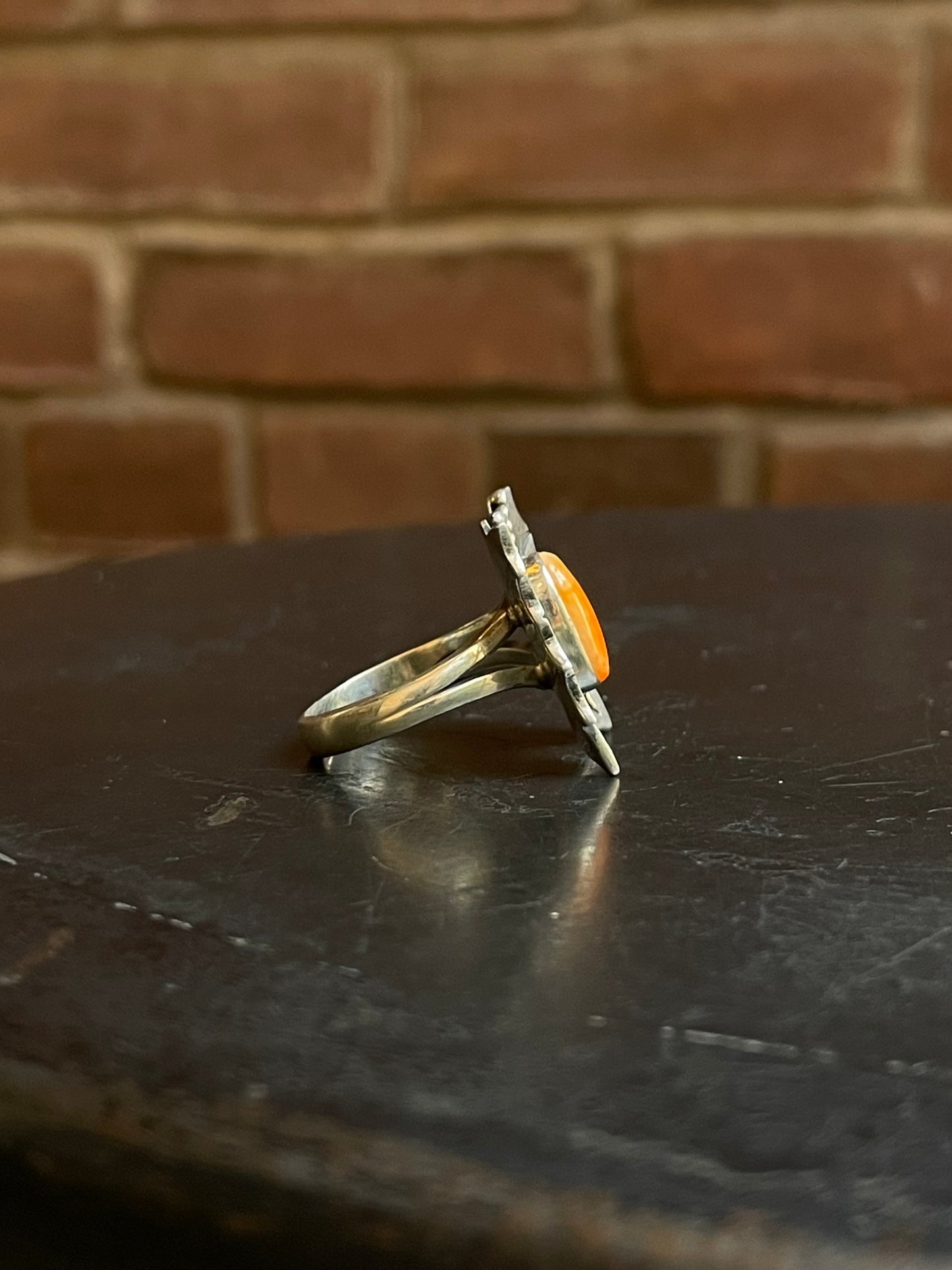 Spiny Oyster Butterfly Ring Size 9.5| Sterling Silver E846