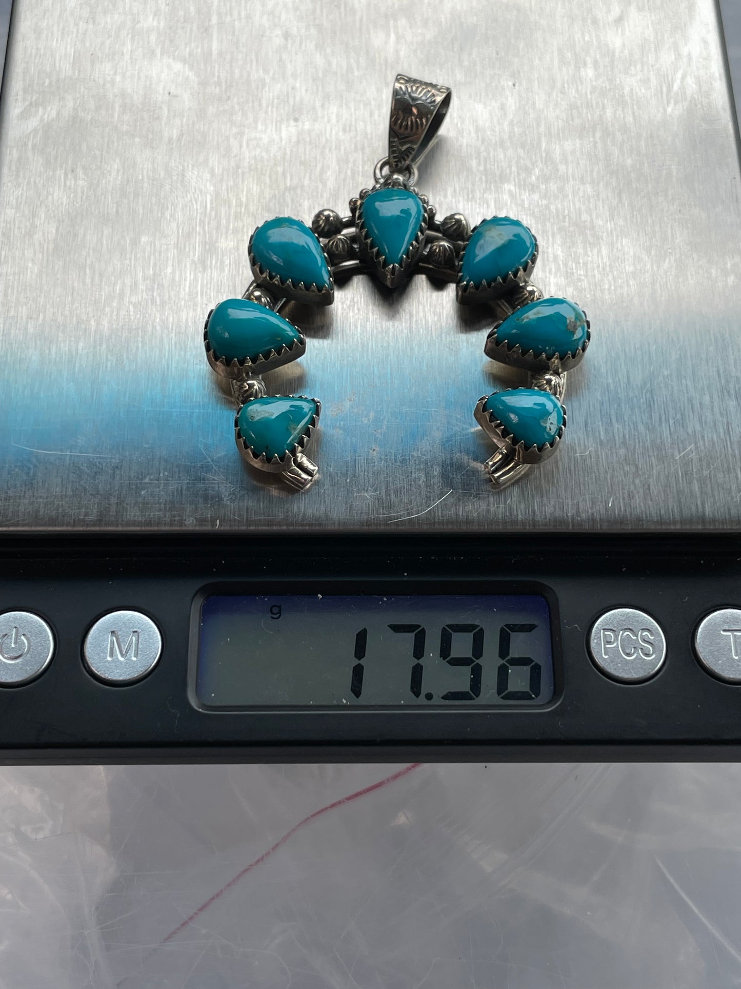 Turquoise Naja Pendant | Sterling Silver 925 B730