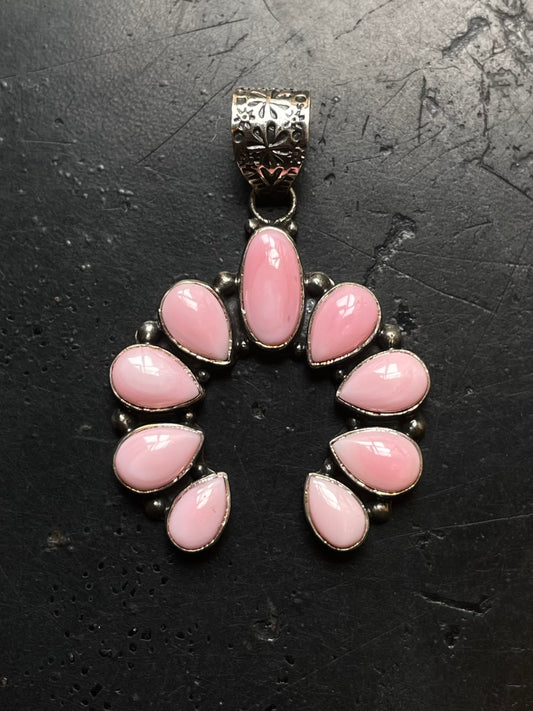 Pink Conch Naja Pendant | 925 Sterling Silver E509