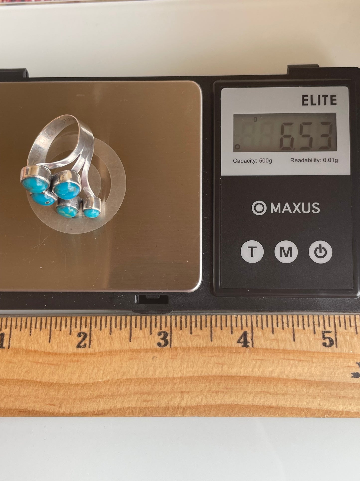 Kingman Turquoise Ring Size 10.25 | 925 Sterling Silver G491