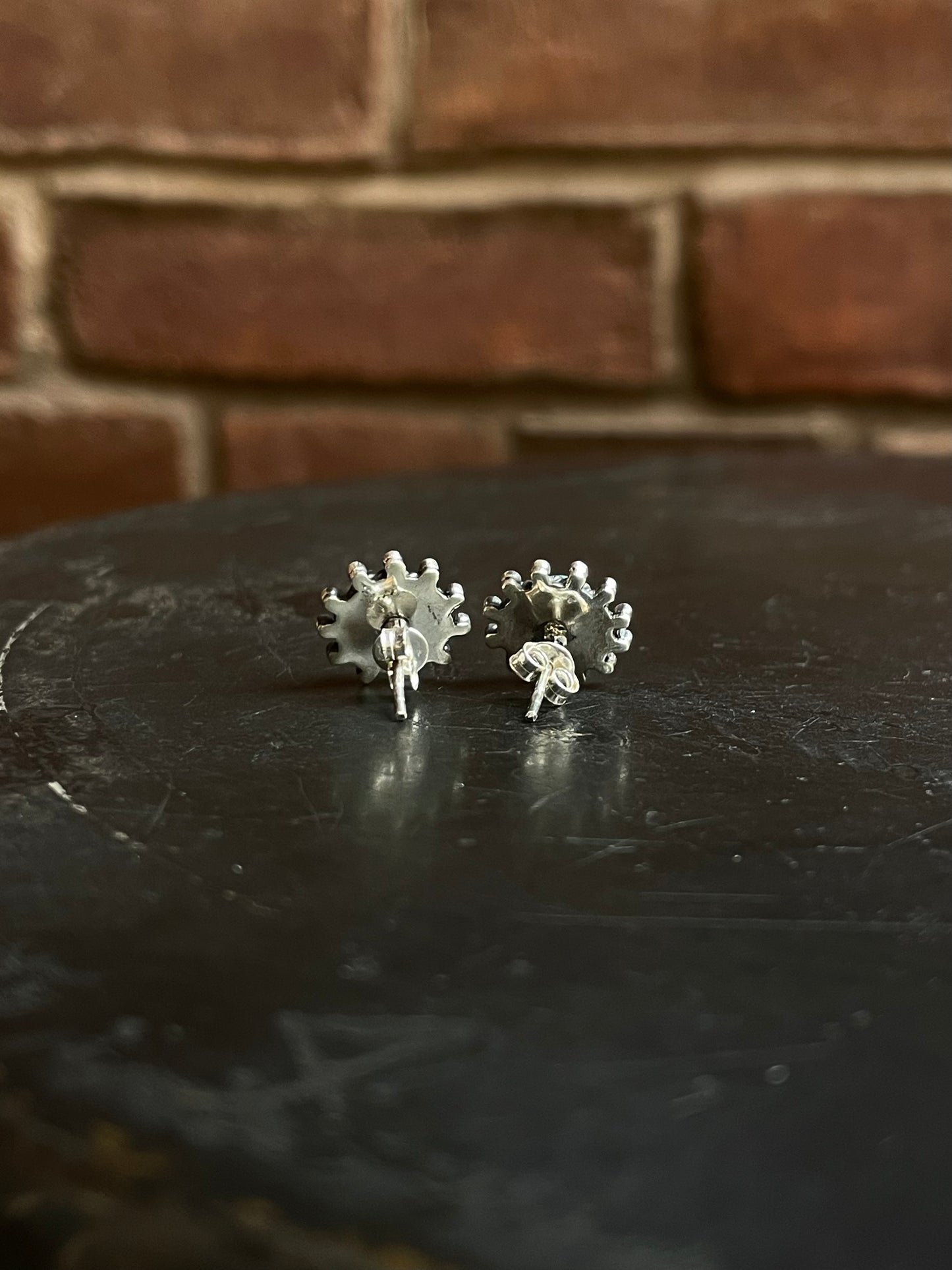 Kingman Turquoise Stud Earrings | 925 Sterling Silver E819