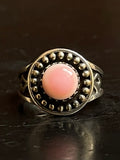 Pink Conch Ring Size 8 | 925 Sterling Silver G136