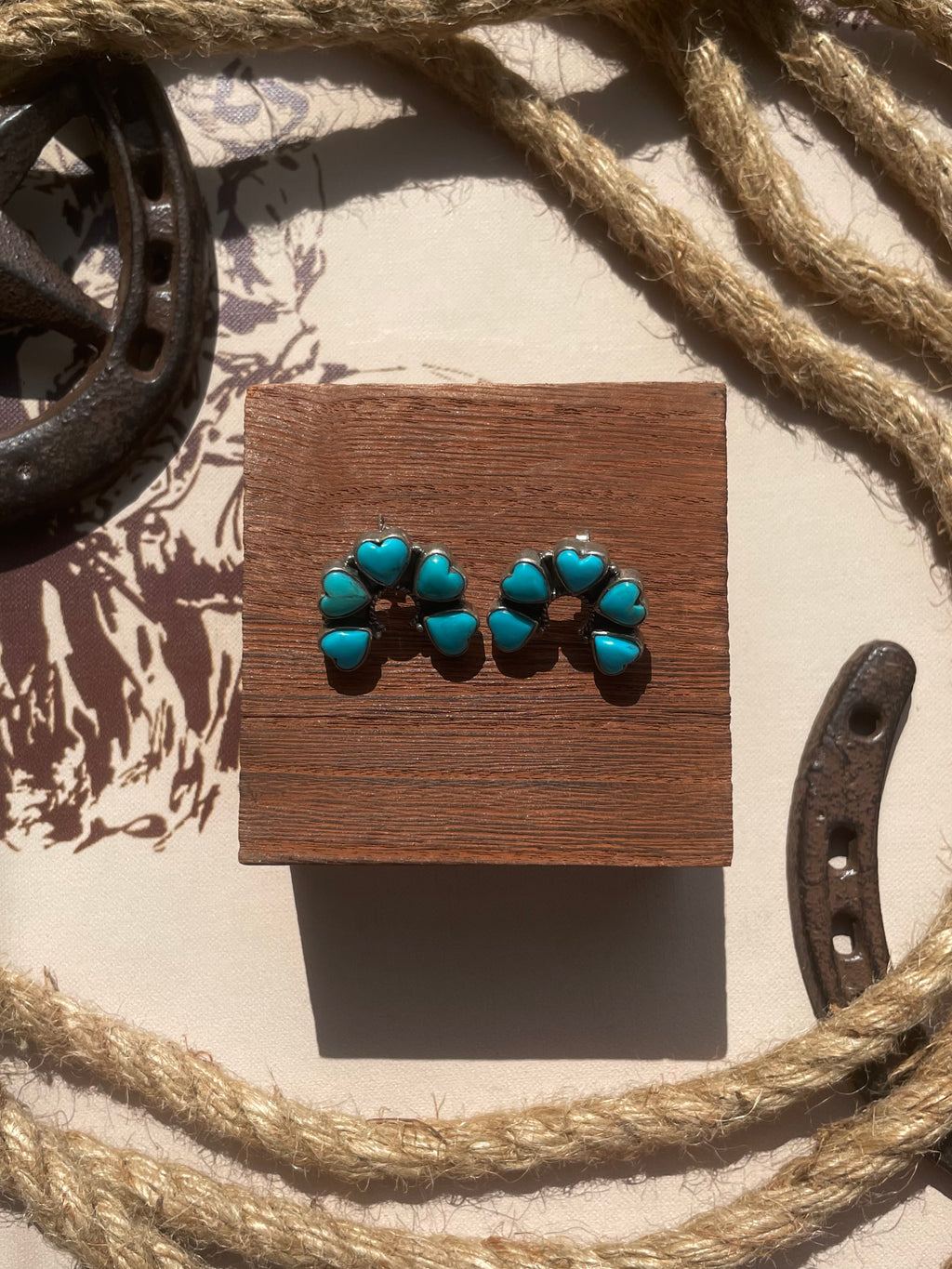 Turquoise Naja Stud Earrings | 925 Sterling Silver G713