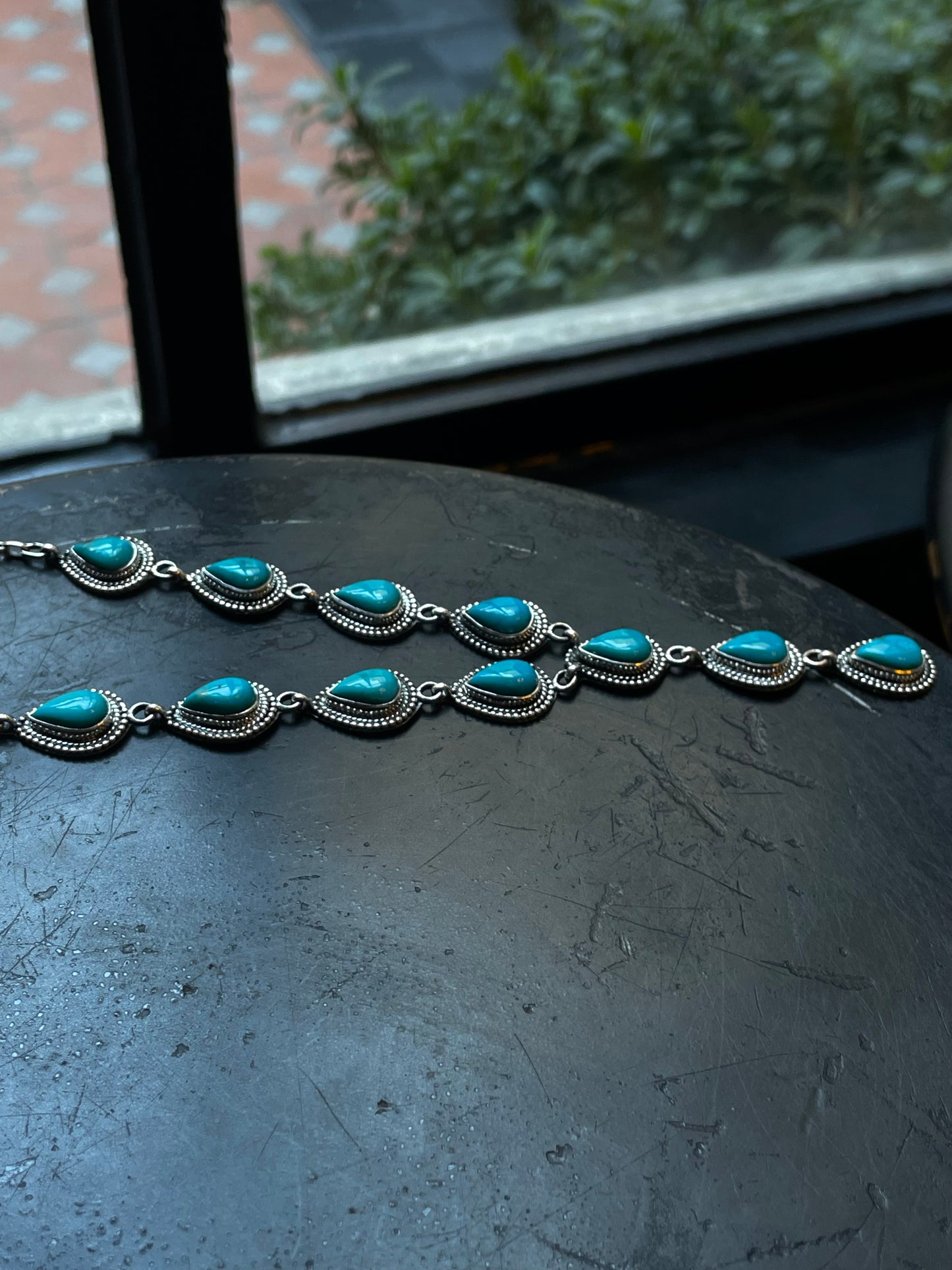 Kingman Turquoise Necklace | 925 Sterling Silver E367