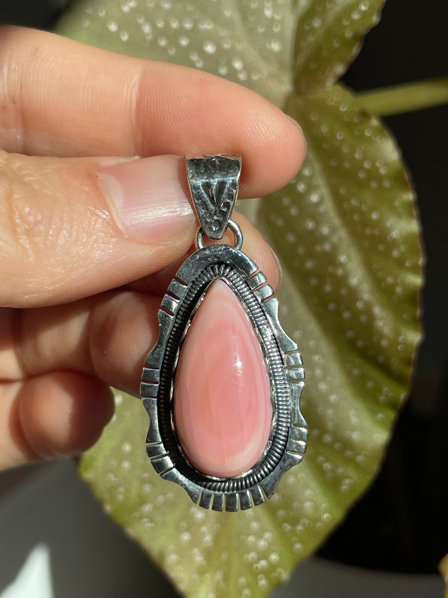 Pink Conch Pendant | Sterling Silver 925 B846