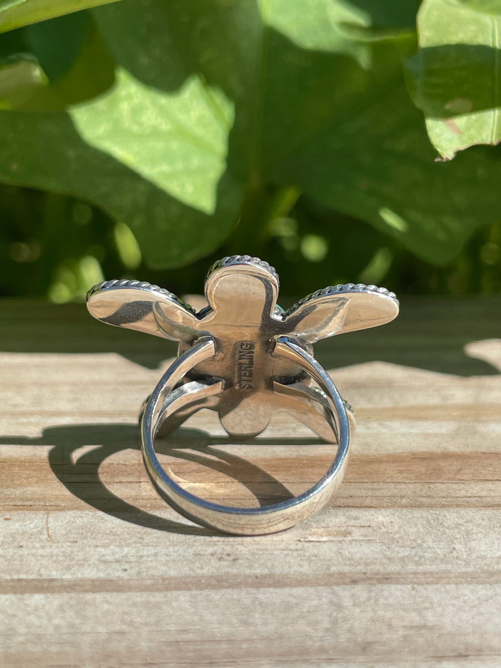 Turquoise Sea Turtle Ring | 925 Sterling Silver Size 7.5 B331