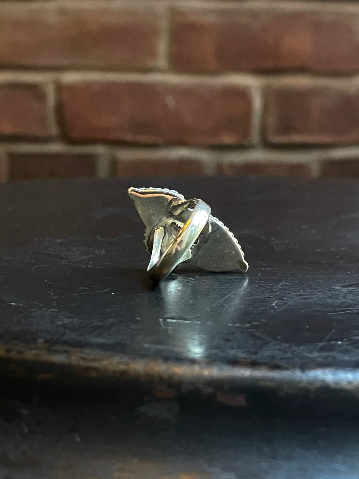 Turquoise Tear Drop Ring Size 6.75 | Sterling Silver E855