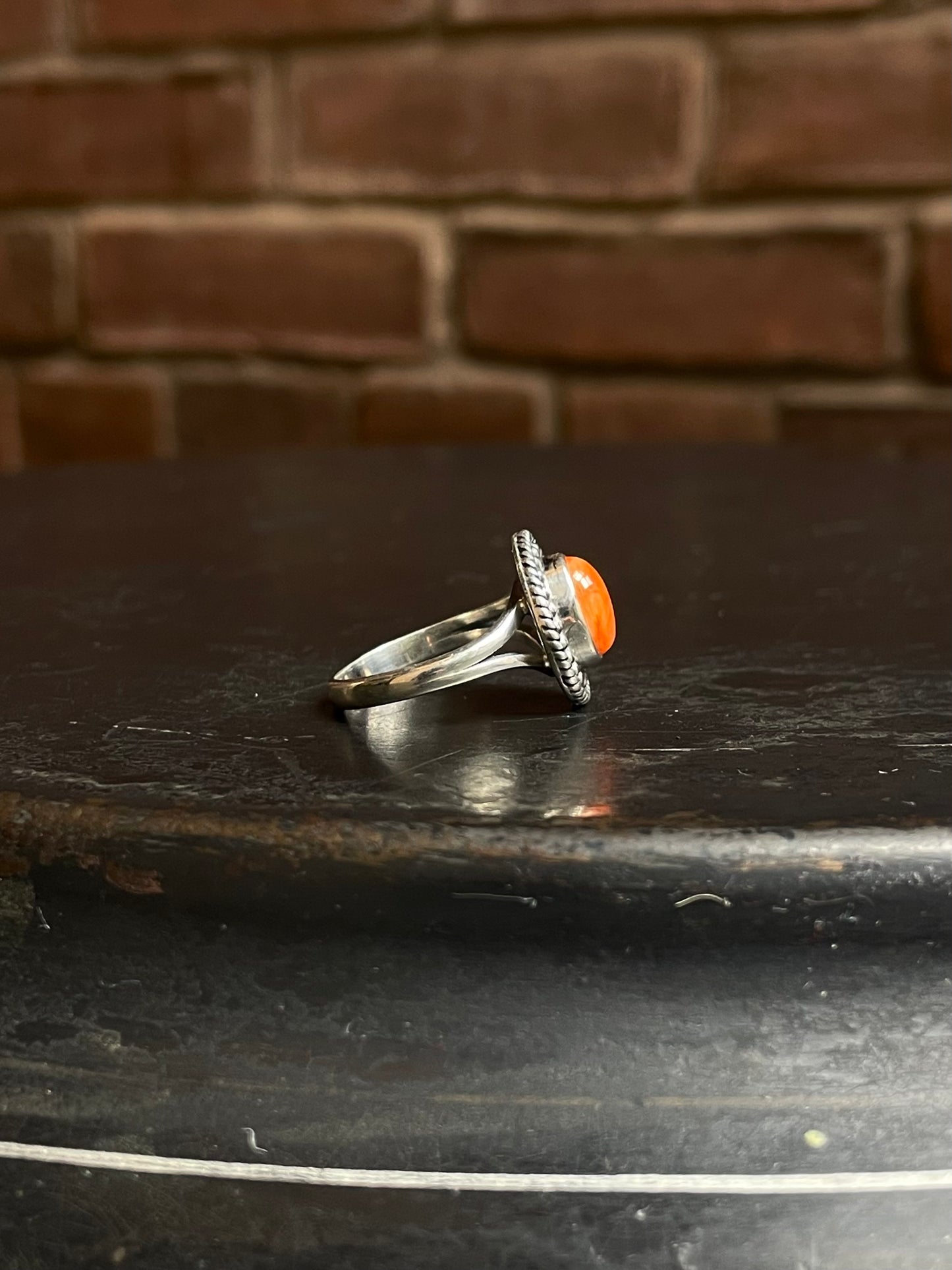 Spiny Oyster Ring | 925 Sterling Silver Size 7 E435