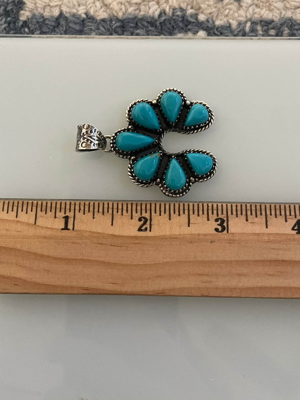 Turquoise Naja Pendant | 925 Sterling Silver C906