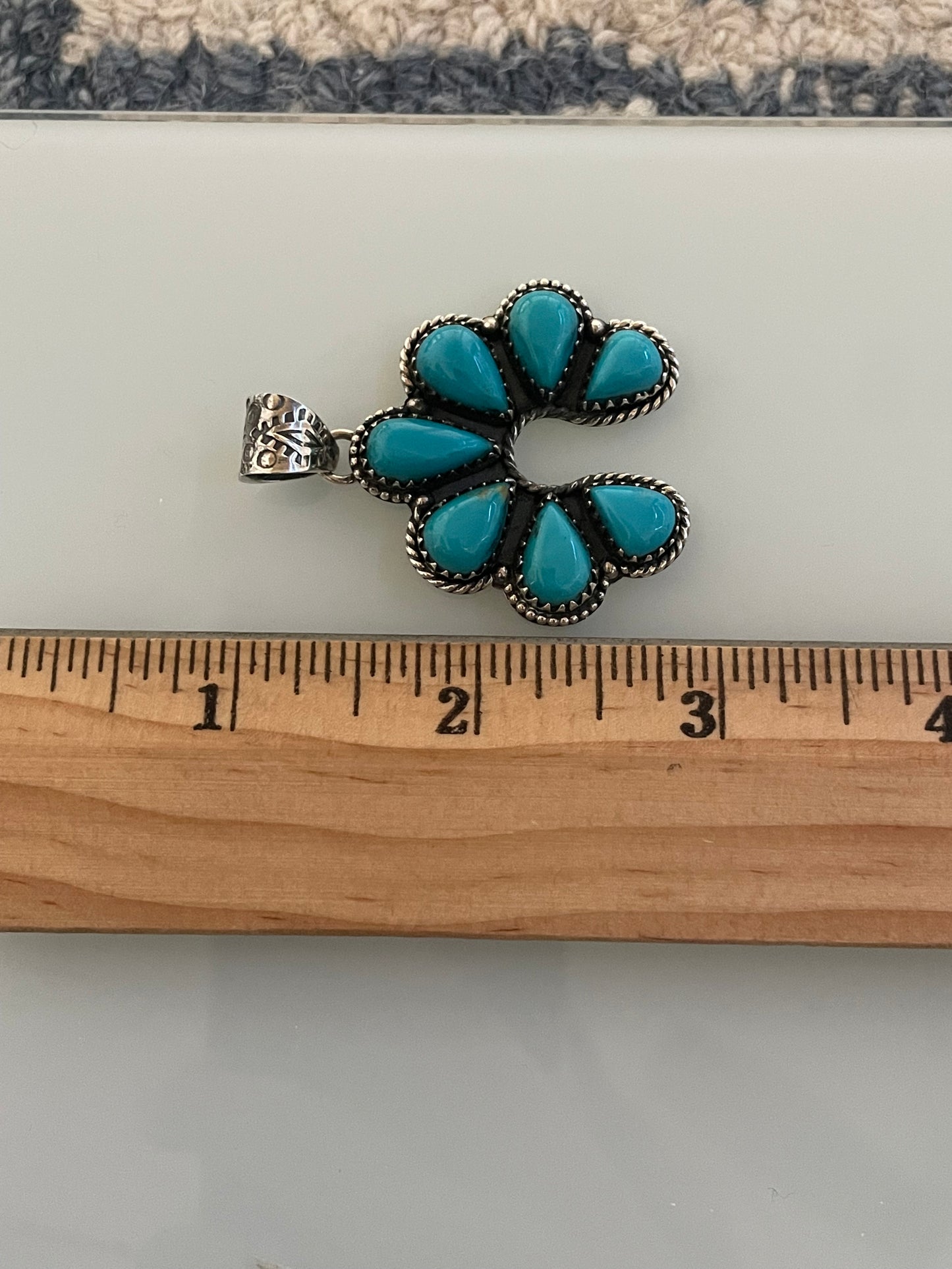 Turquoise Naja Pendant | 925 Sterling Silver C906