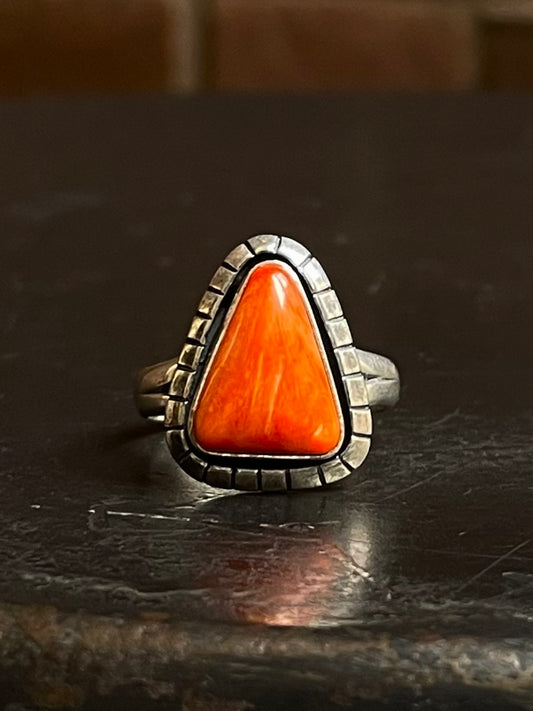 Spiny Oyster Ring | 925 Sterling Silver Size 7.5 E440