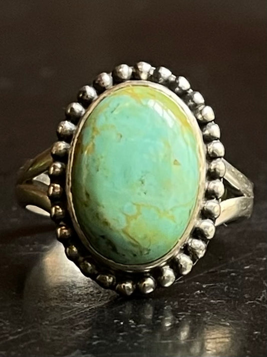 Turquoise Ring Size 7.5 | 925 Sterling Silver G289