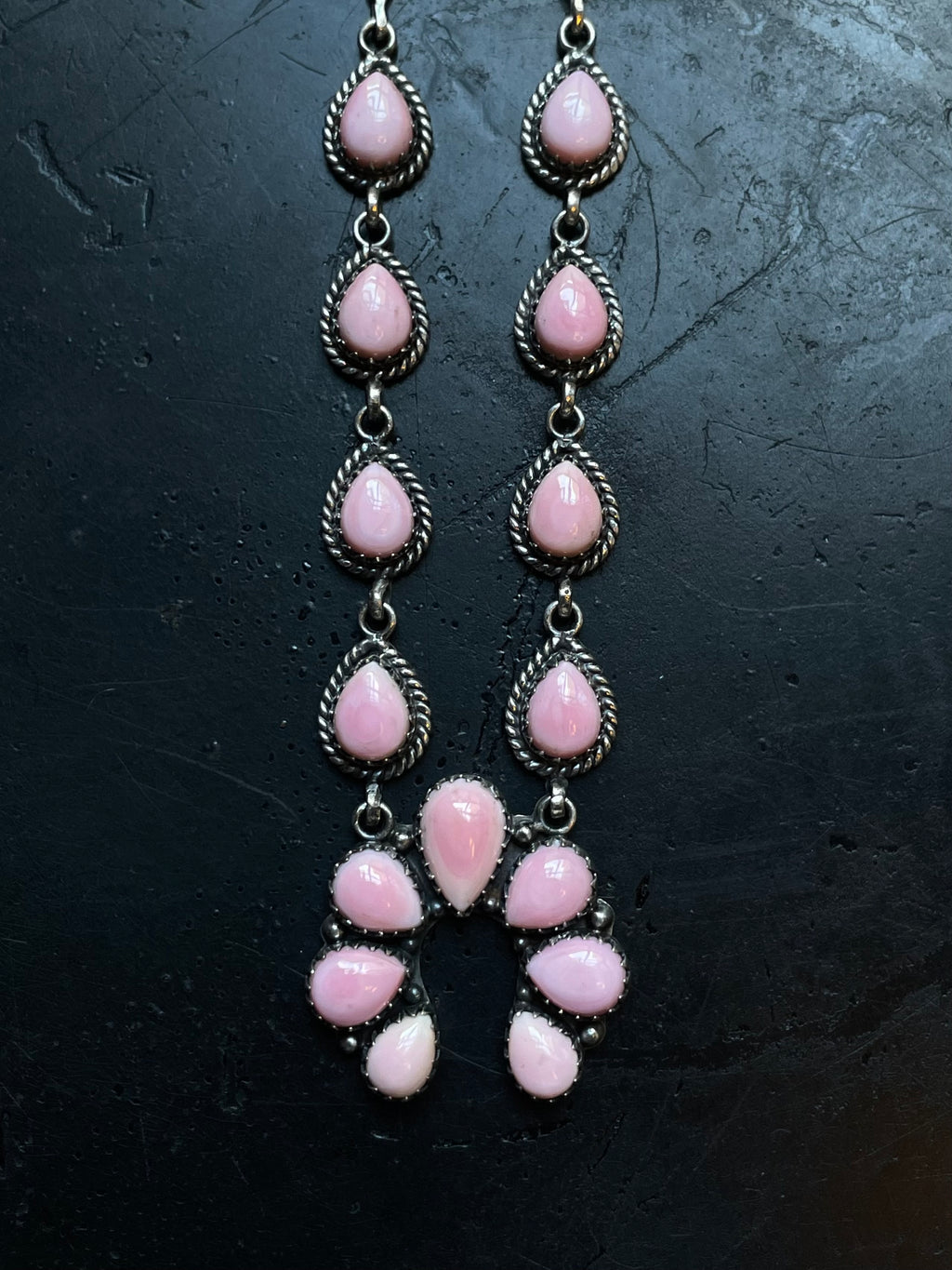Pink Conch Naja Necklace | 925 Sterling Silver E331