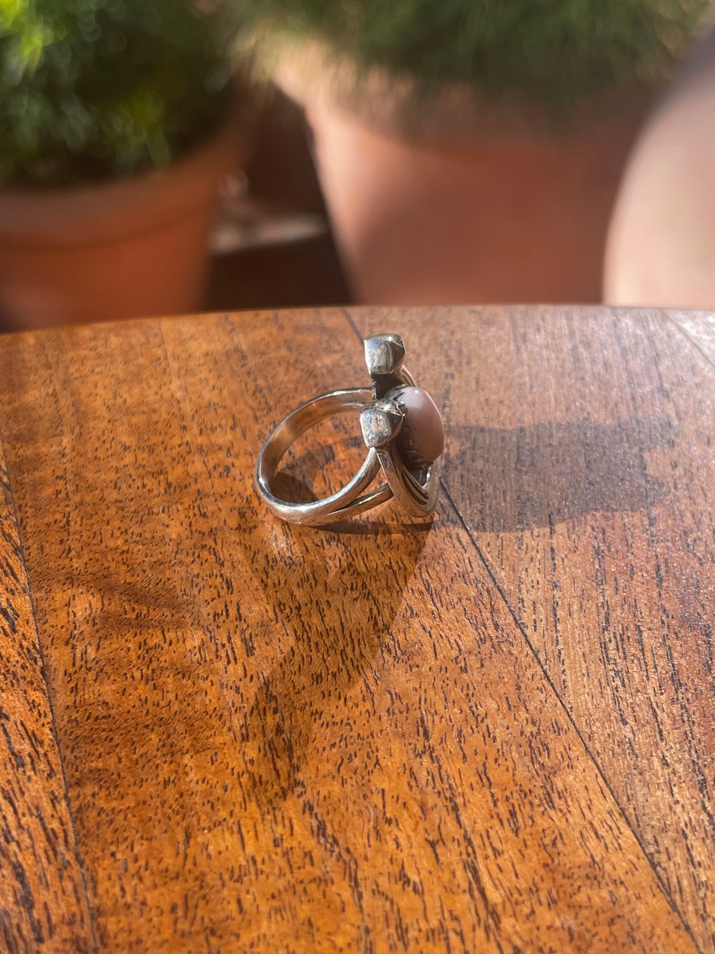 Pink Conch Ring Size 6.25 | 925 Sterling Silver C872