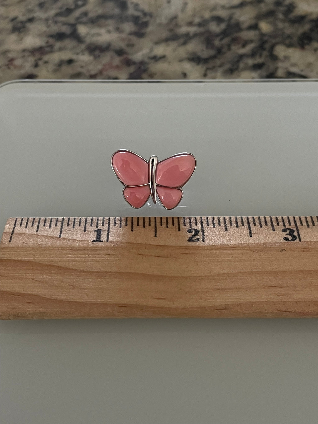 Pink Conch Butterfly Stud Earrings | 925 Sterling Silver E405