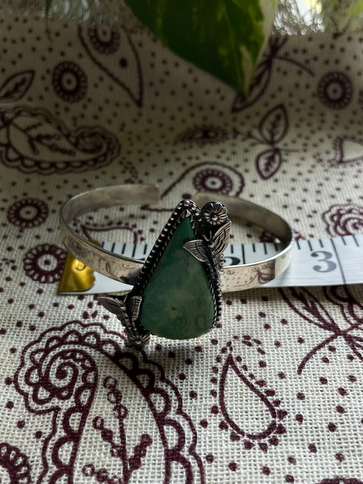 Turquoise Butterfly Cuff Bracelet | 925 Sterling Silver D277