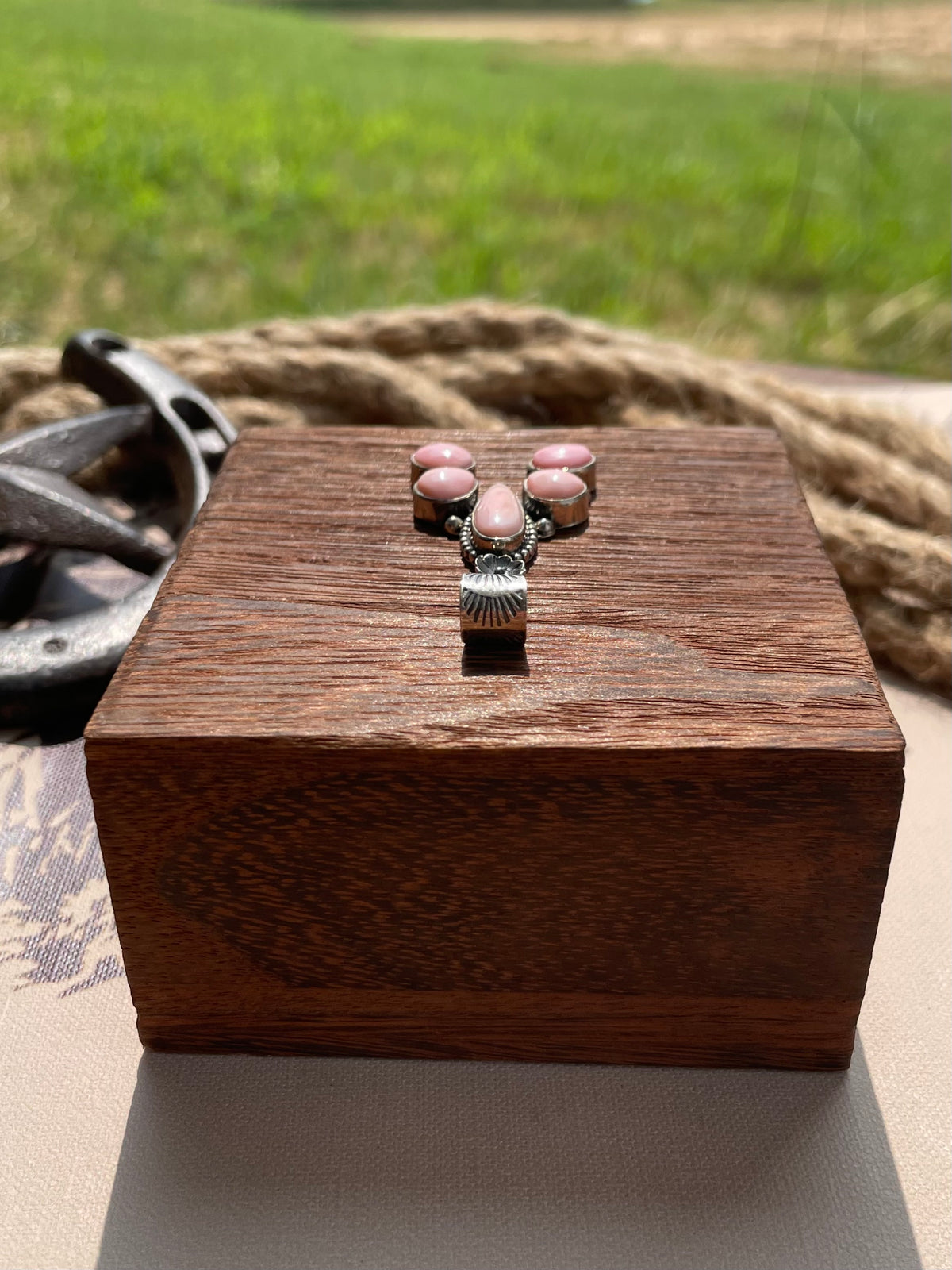 Pink Conch Floral Pendant | 925 Sterling Silver G697