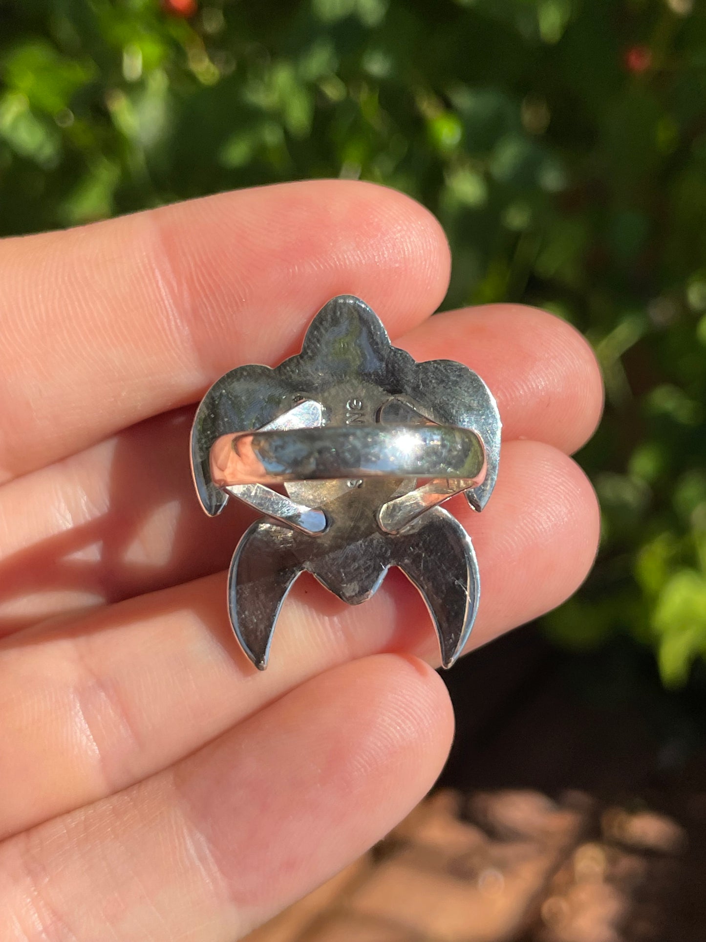Pink Conch Turtle Ring | 925 Sterling Silver | Size 7.5 Z8