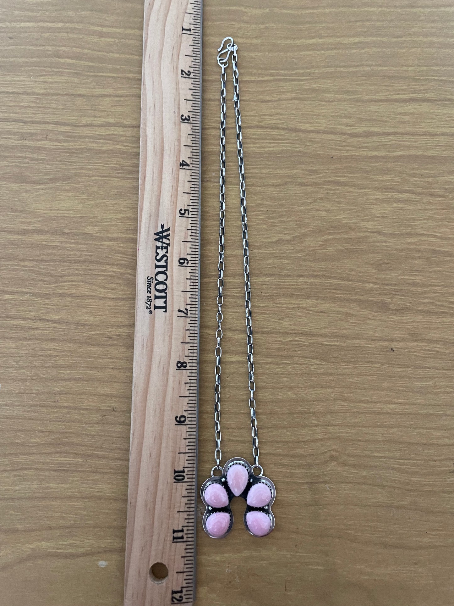Pink Conch Naja Necklace | 925 Sterling Silver E327