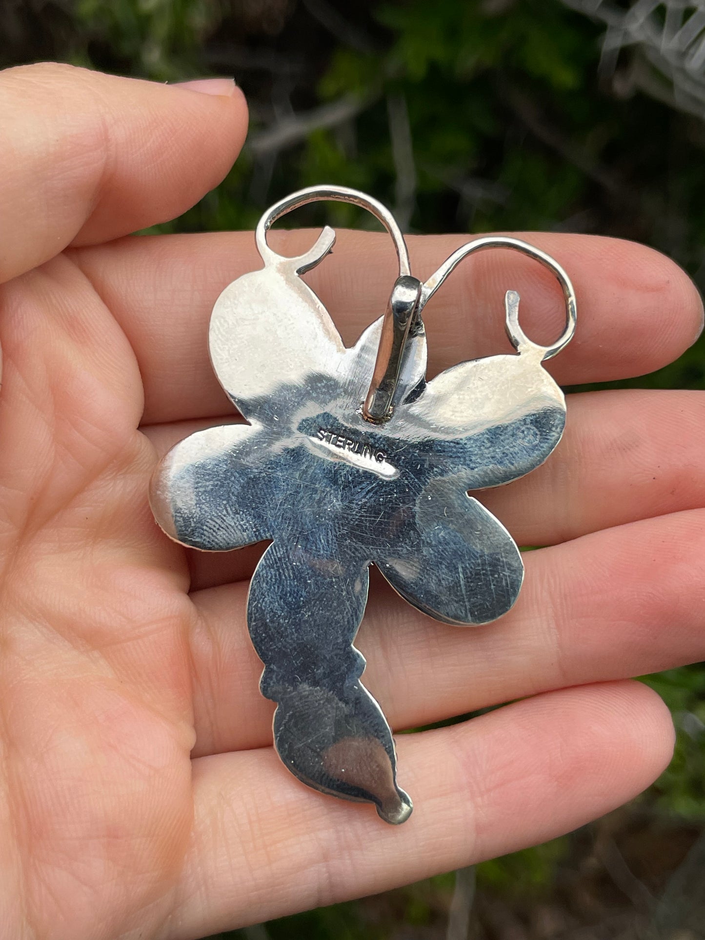 Turquoise Dragonfly Pendant | Sterling Silver 925 B739
