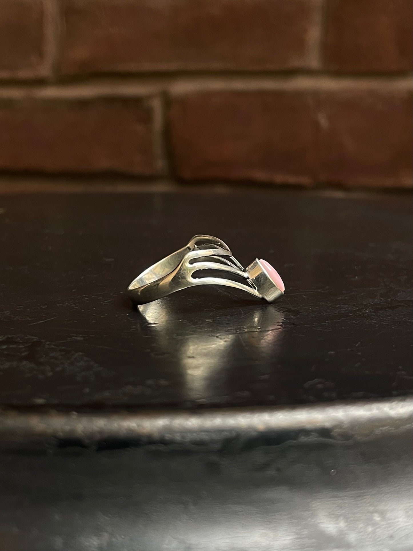 Pink Conch Ring Size 10.5 | 925 Sterling Silver G139