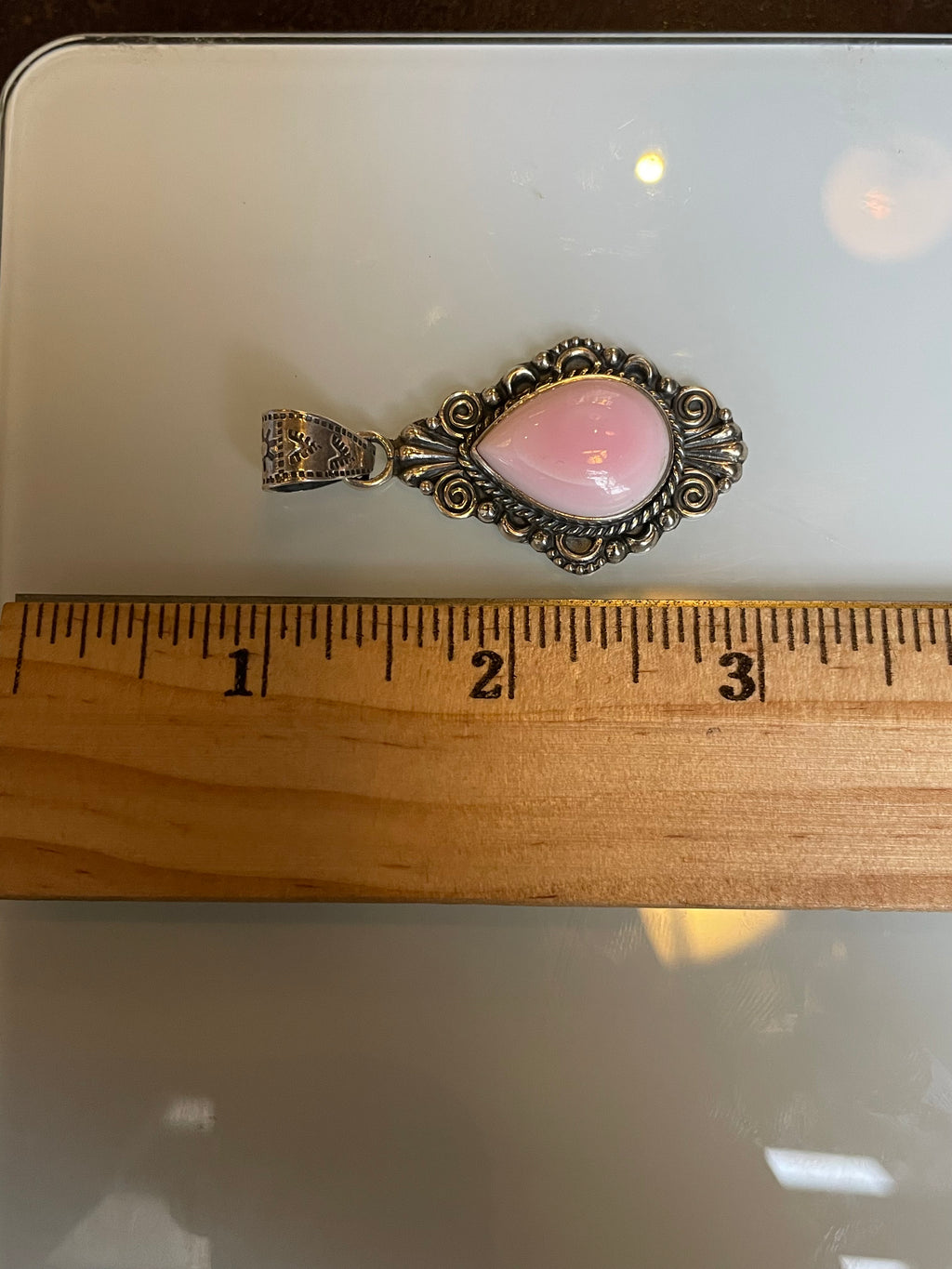 Pink Conch Pendant | 925 Sterling Silver C522