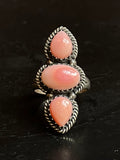 Pink Conch Ring Size 7 | 925 Sterling Silver G167
