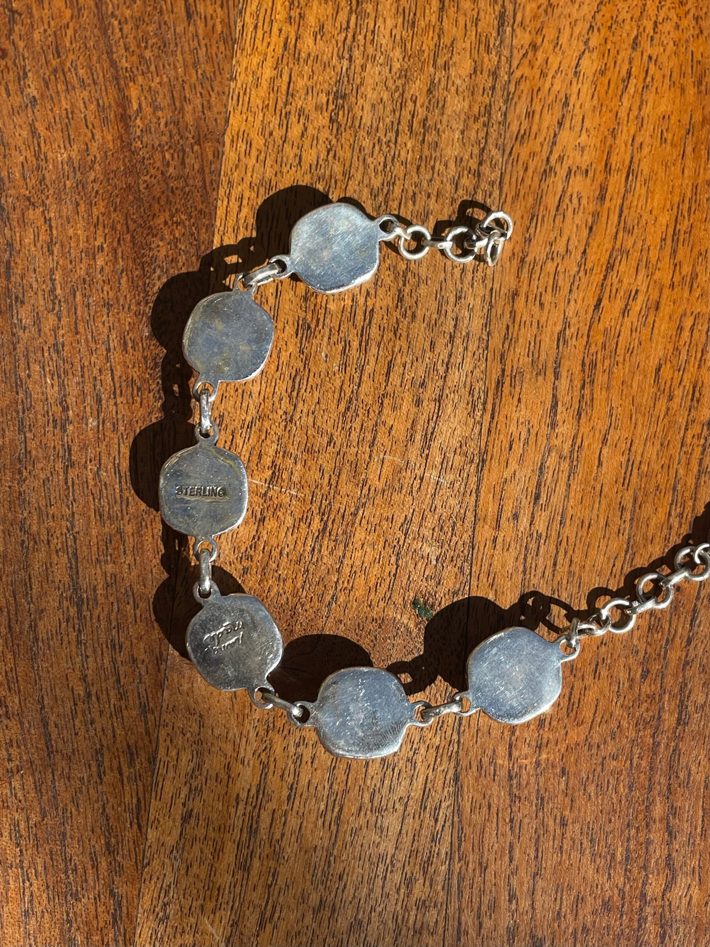 Spiny Oyster Link Bracelet | 925 Sterling Silver C847