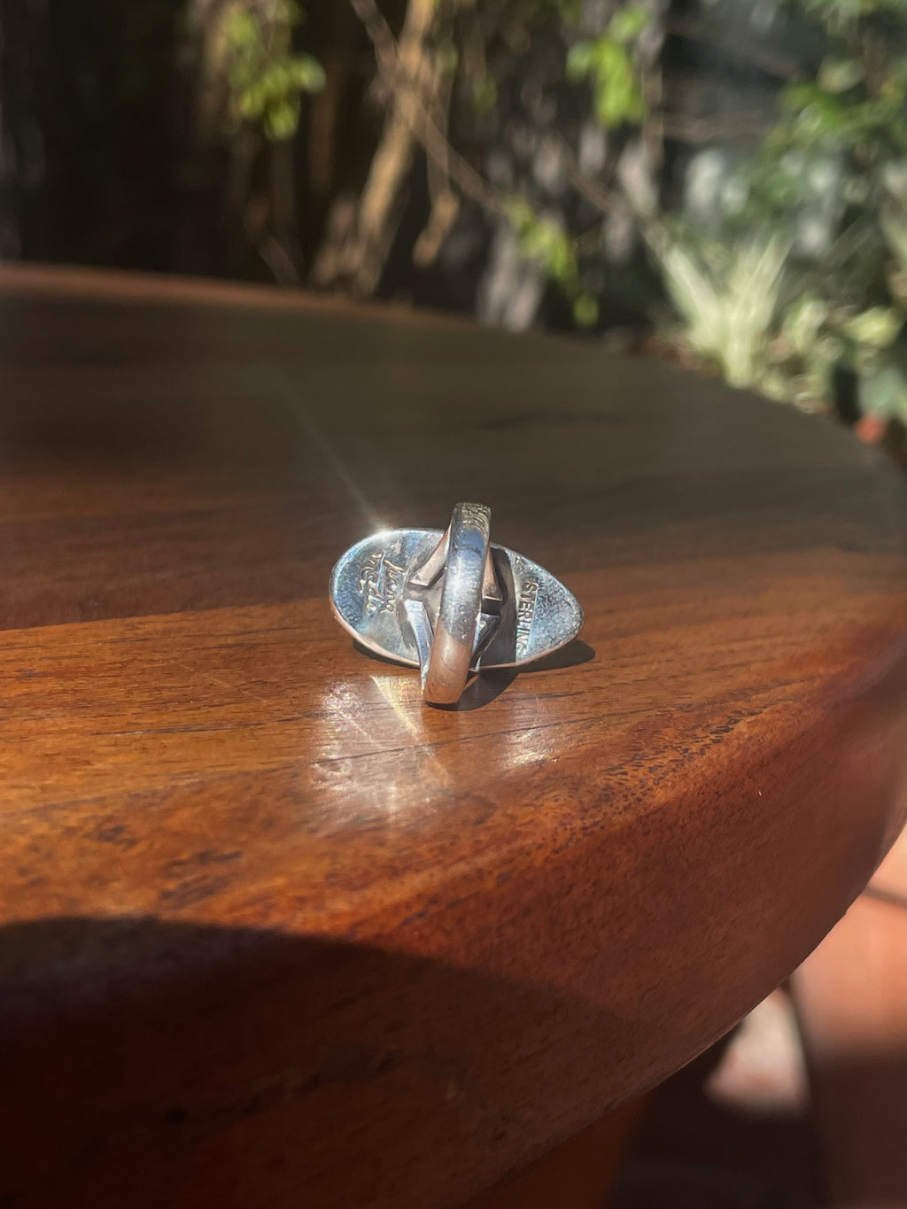 Moonstone Ring | Sterling Silver | Handmade Size 6.75 C859