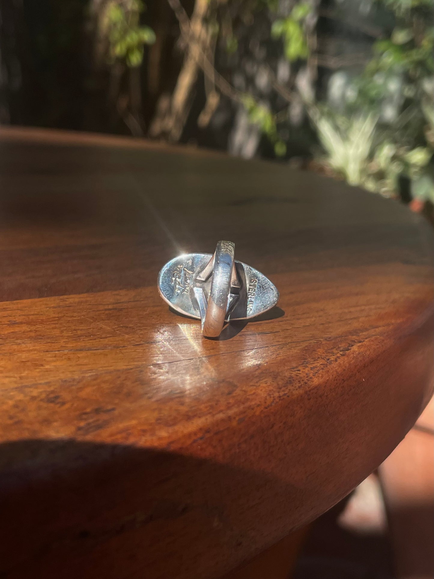 Moonstone Ring | Sterling Silver | Handmade Size 6.75 C859