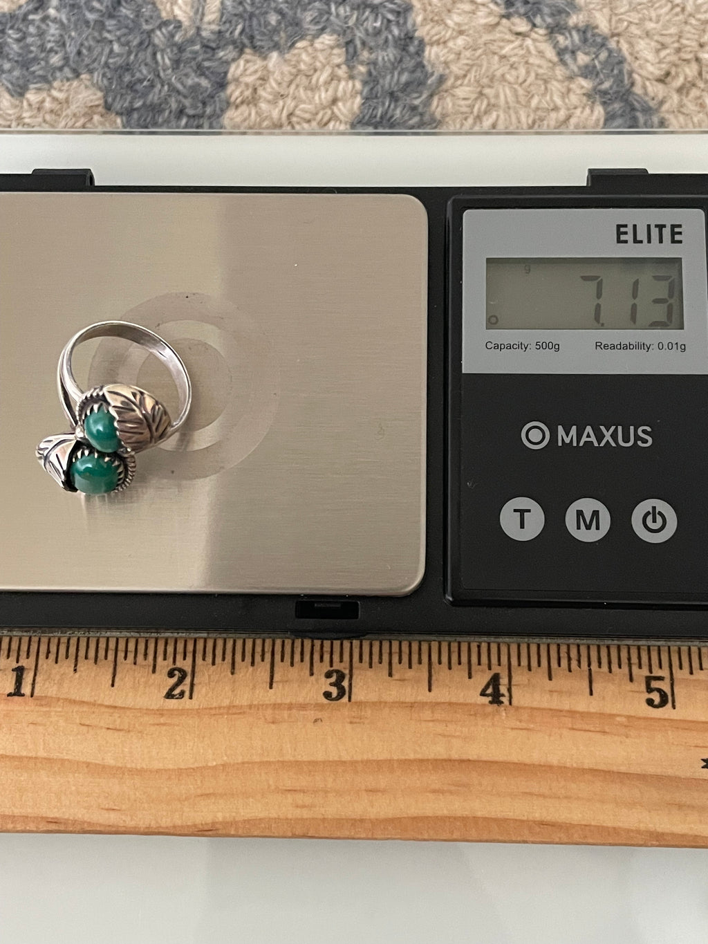 Turquoise Ring Size 8 | 925 Sterling Silver G771