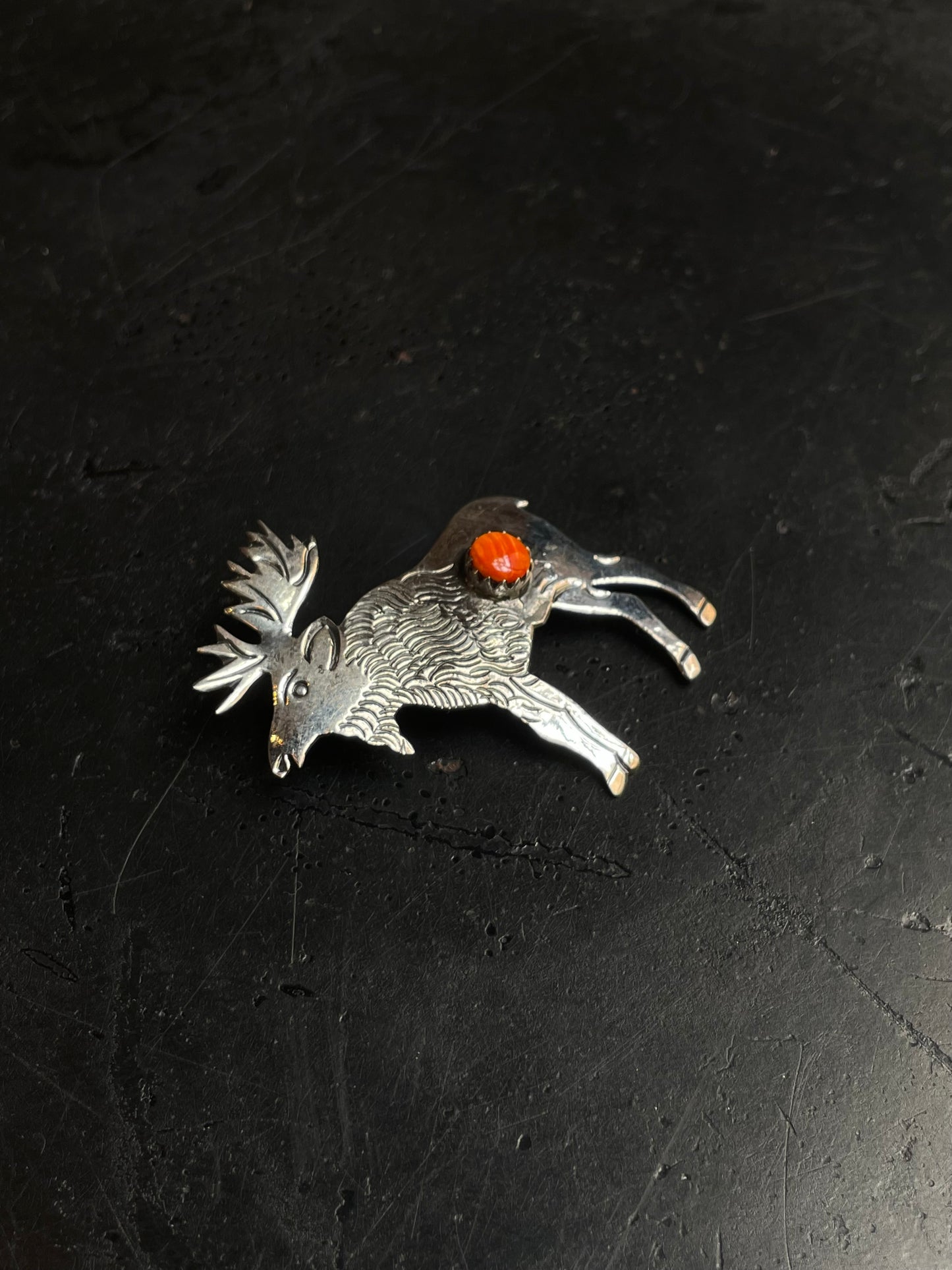 Spiny Oyster Elk Pendant | 925 Sterling Silver E231