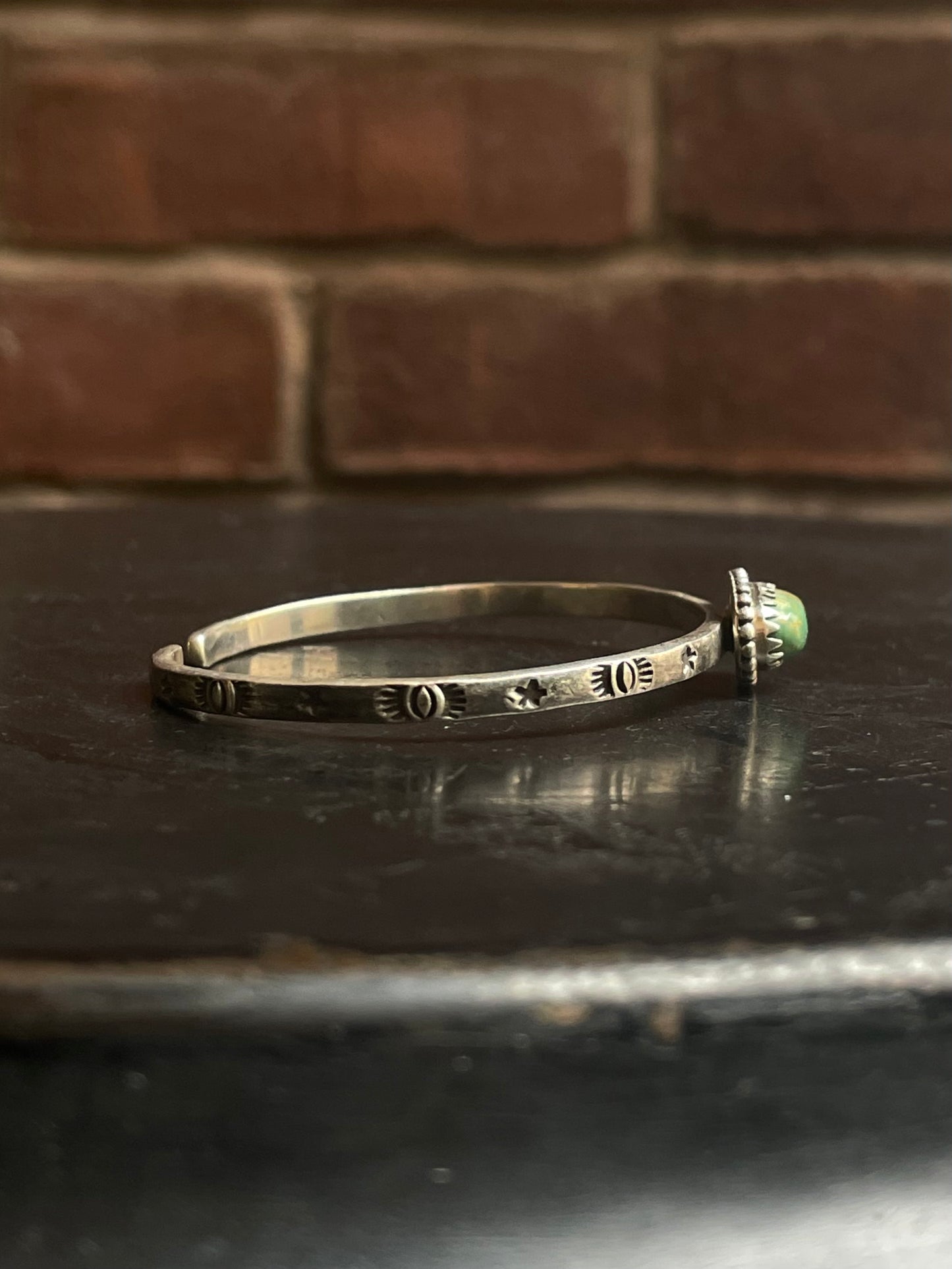 Turquoise Cuff Bracelet | 925 Sterling Silver Southwestern G323