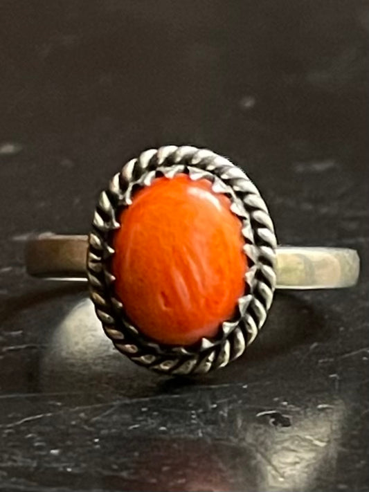 Spiny Oyster Ring Size 8 | 925 Sterling Silver G230