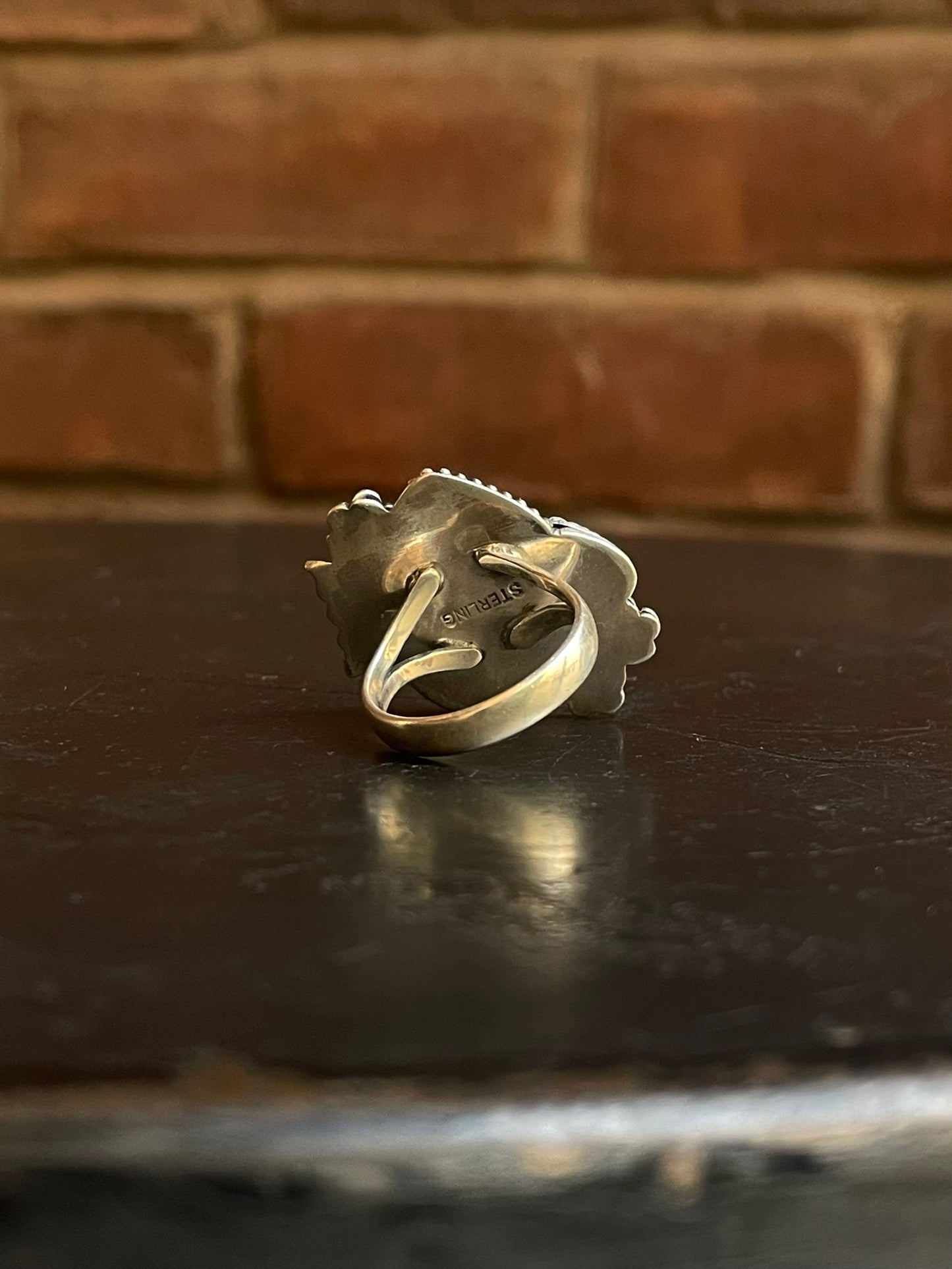 Pink Conch Floral Ring Size 7 | 925 Sterling Silver G101