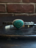 Kingman Turquoise Teardrop Cuff | 925 Sterling Silver E495
