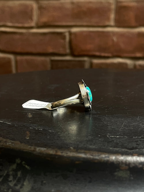 Kingman Turquoise Butterfly Ring | Sterling Silver | Size 9 | A298