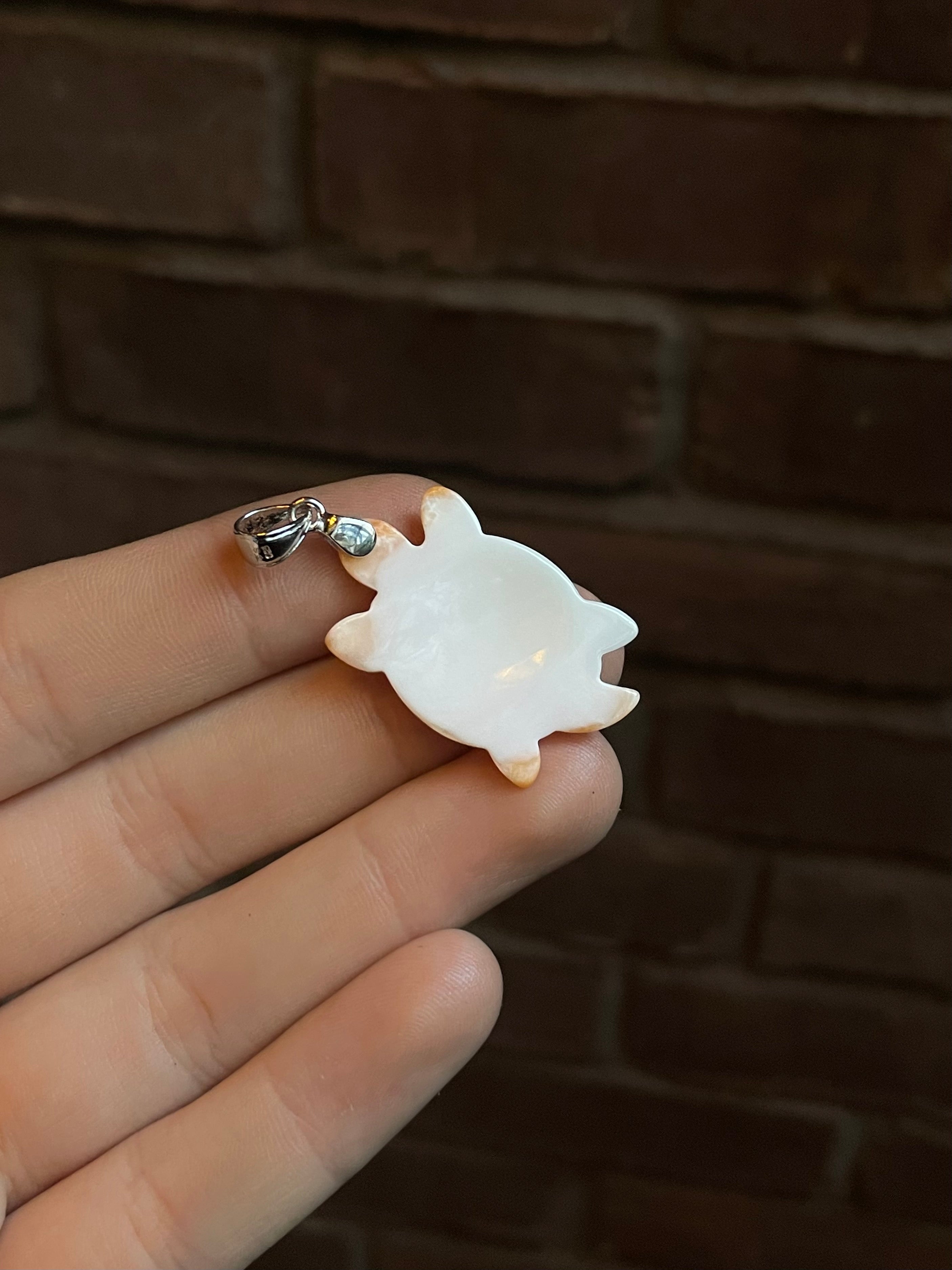 Spiny Oyster Turtle Pendant | Sterling Silver 925 C796