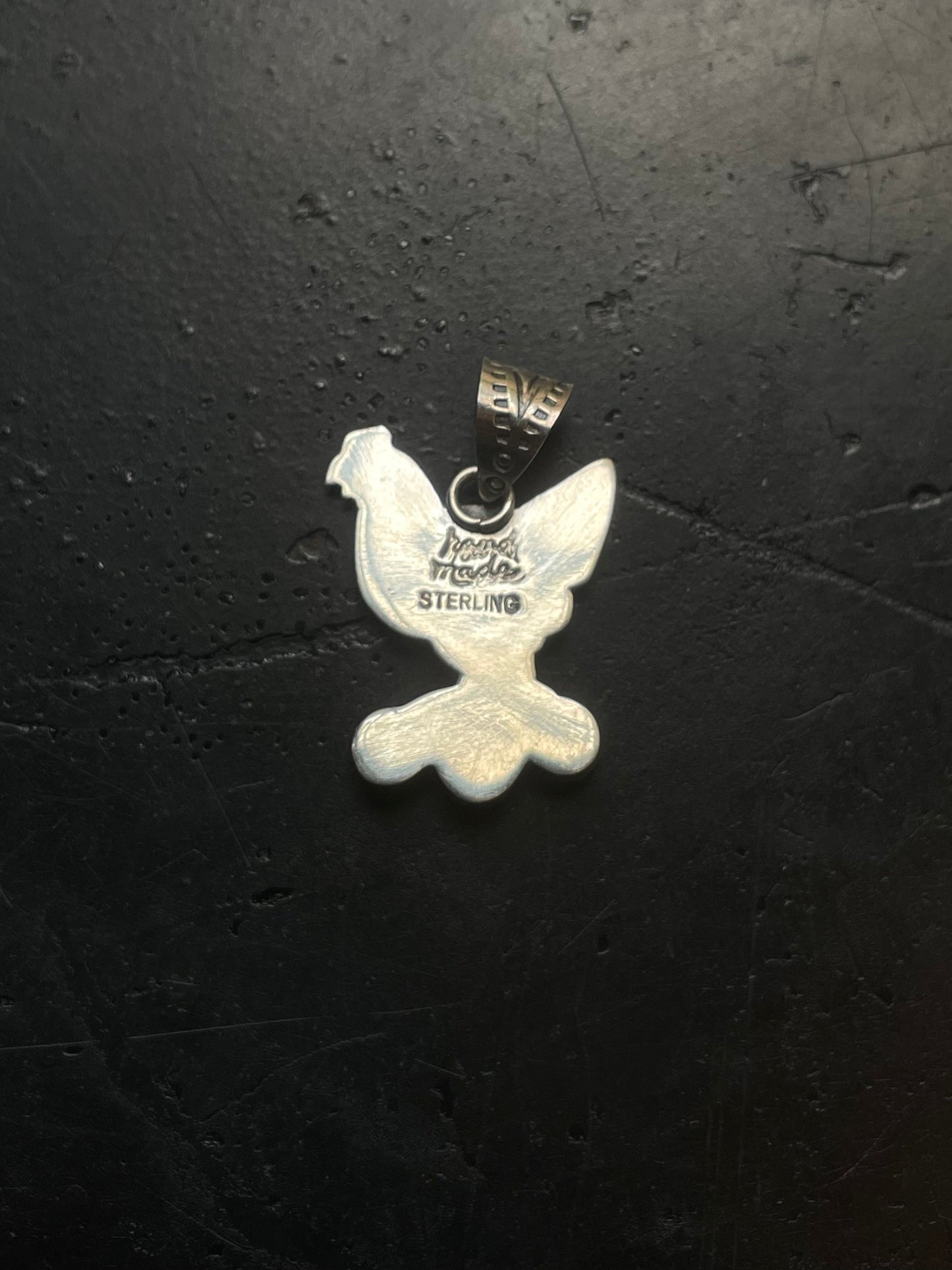 Turquoise Chicken Pendant | 925 Sterling Silver E512
