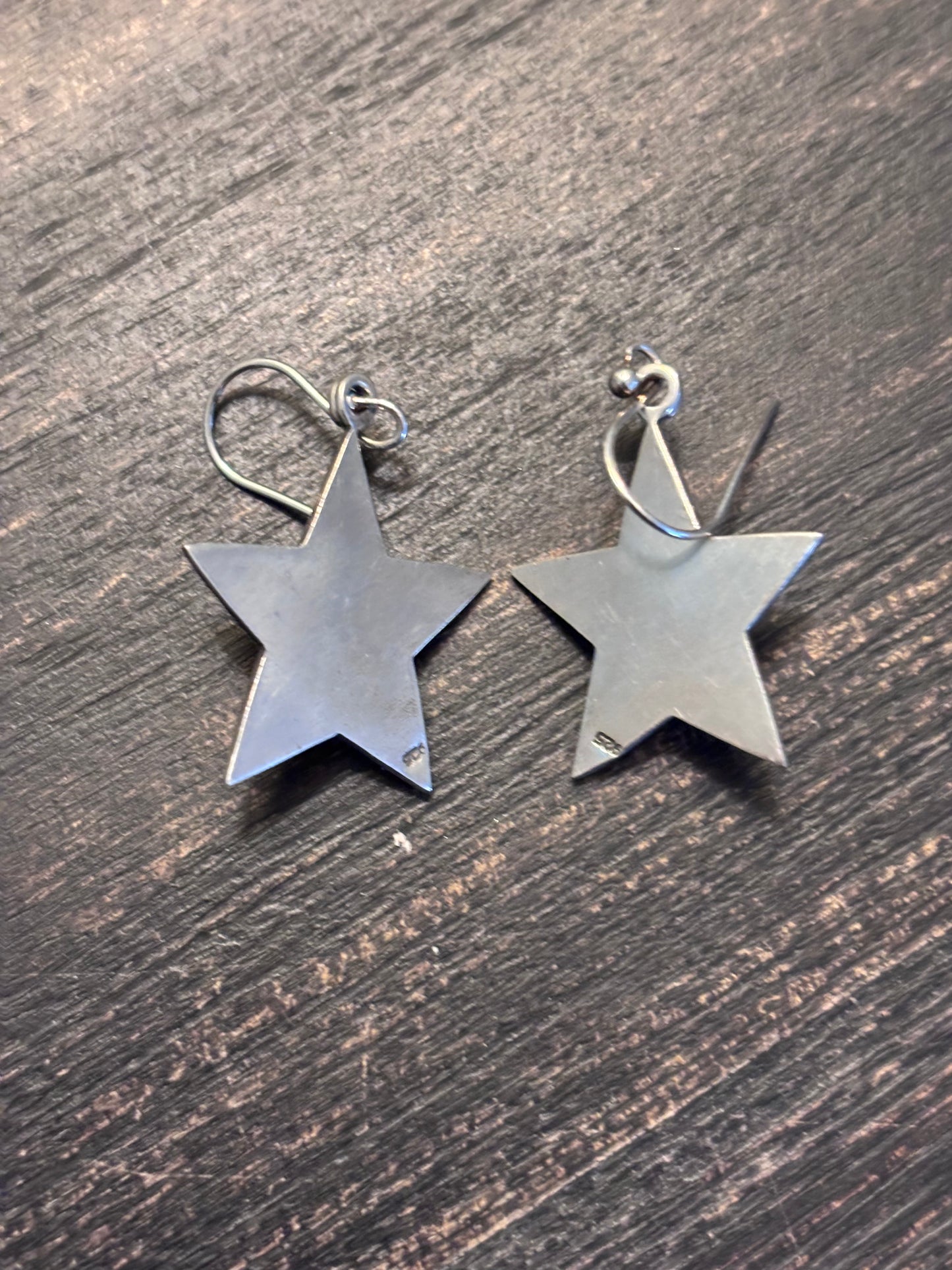 Spiny Oyster Star Dangle Earrings | 925 Sterling Silver A095