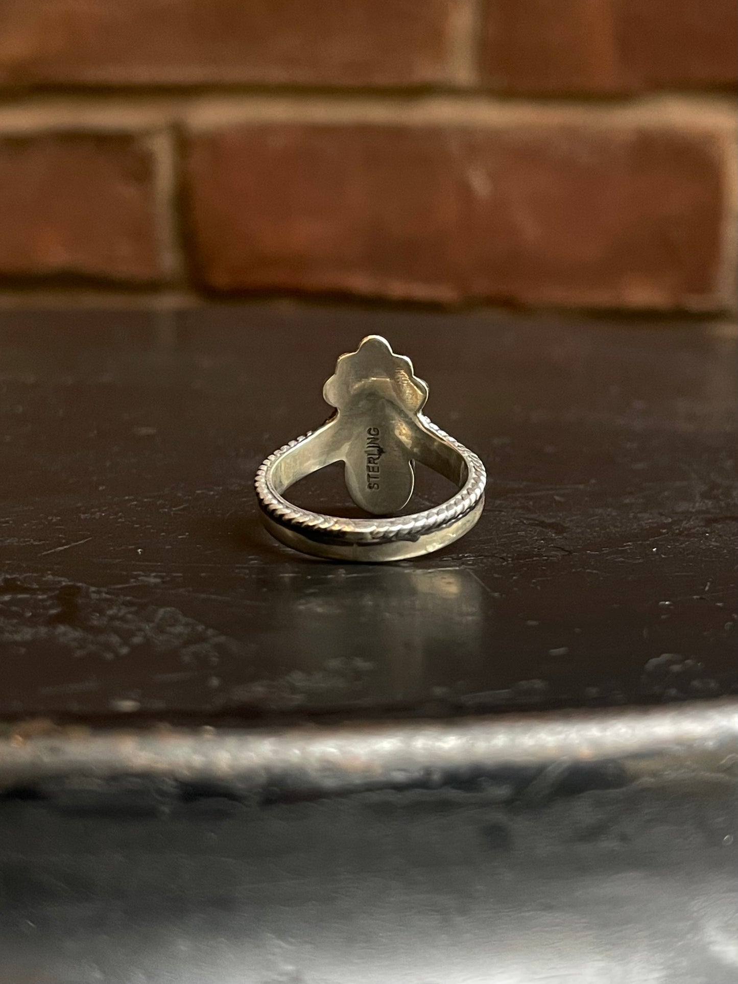 Pink Conch Ring Size 7.75 | 925 Sterling Silver G147